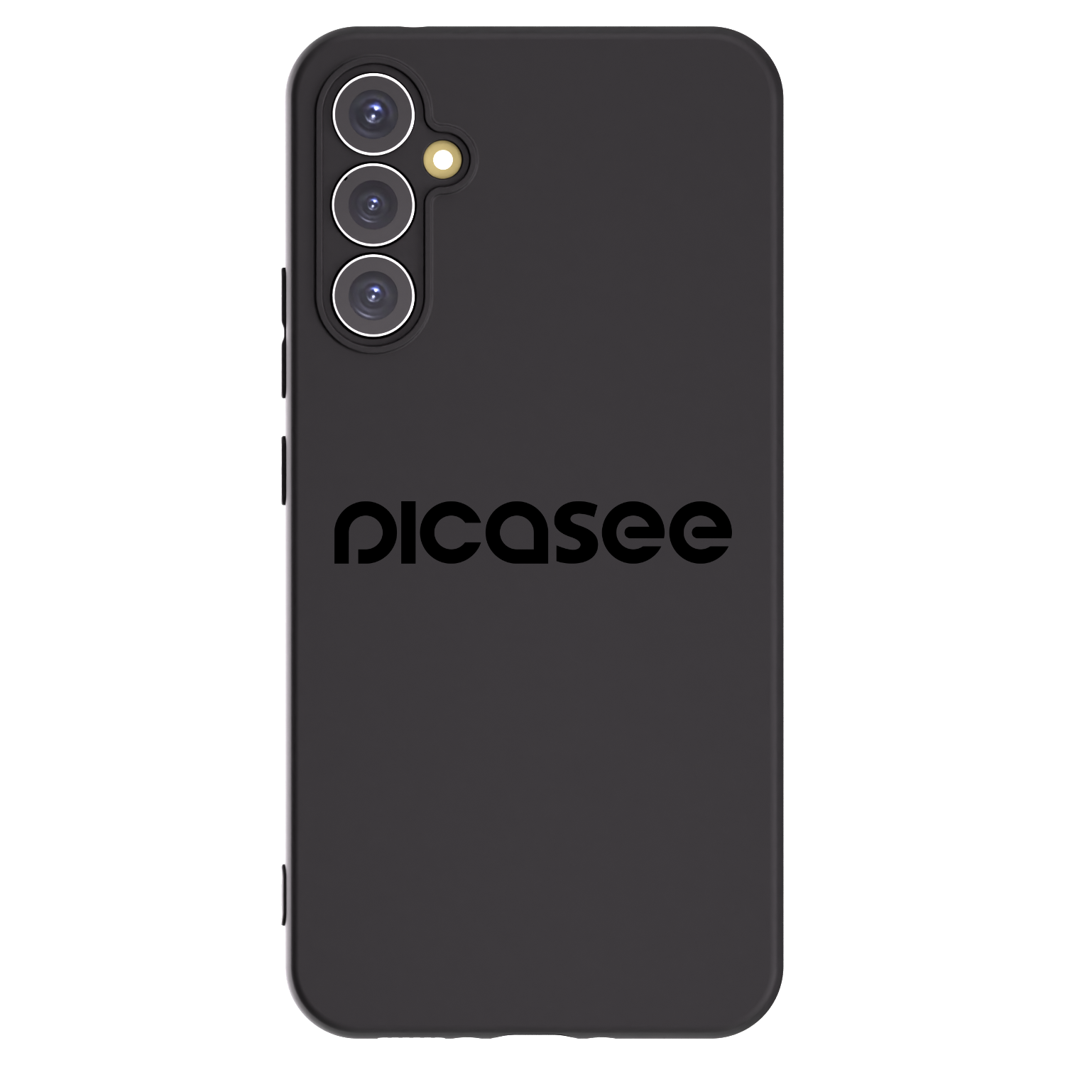 Picasee fekete szilikon tok az alábbi mobiltelefonokra Samsung Galaxy A34 5G A346B - Picasee - new logo - black