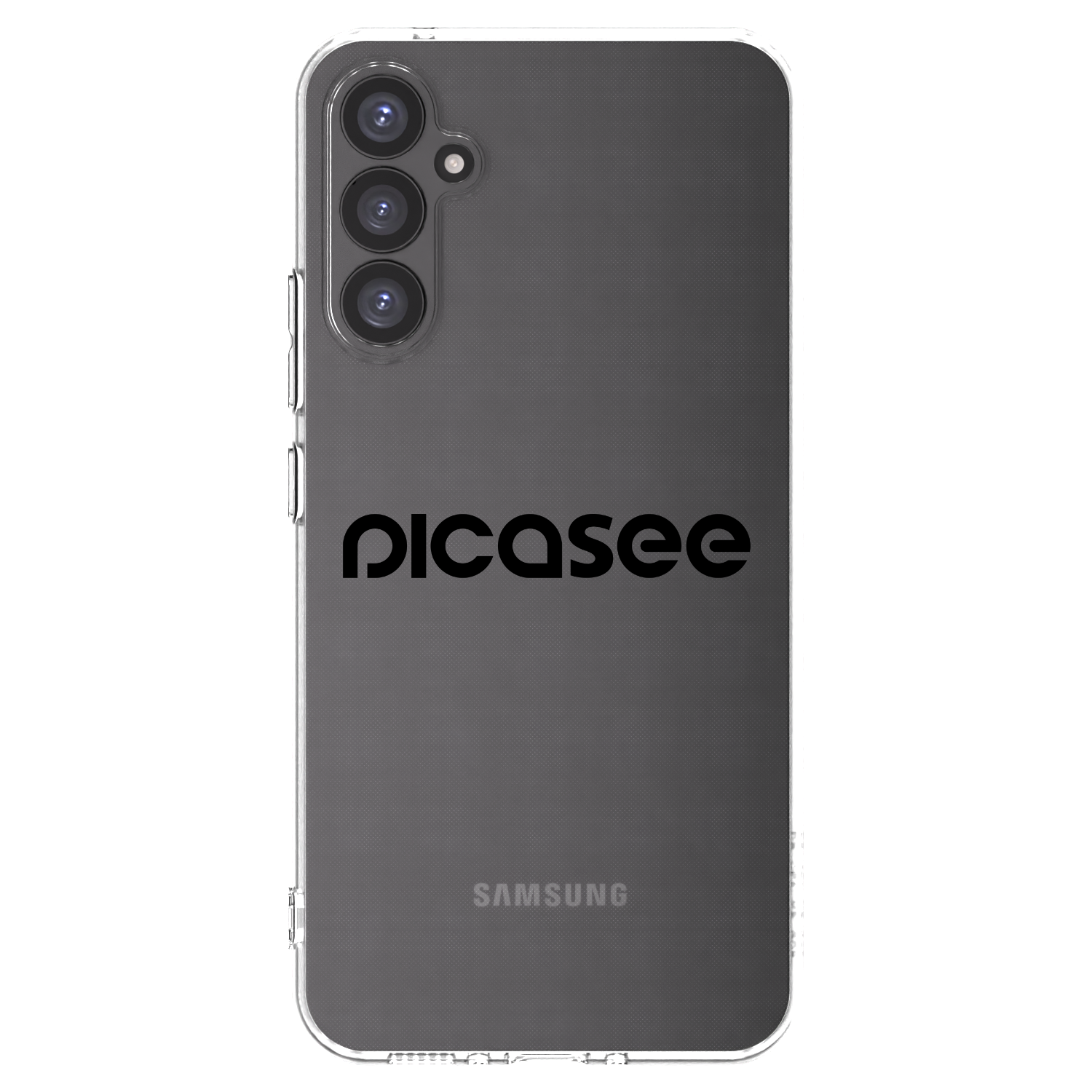 Picasee átlátszó szilikon tok az alábbi mobiltelefonokra Samsung Galaxy A34 5G A346B - Picasee - new logo - black