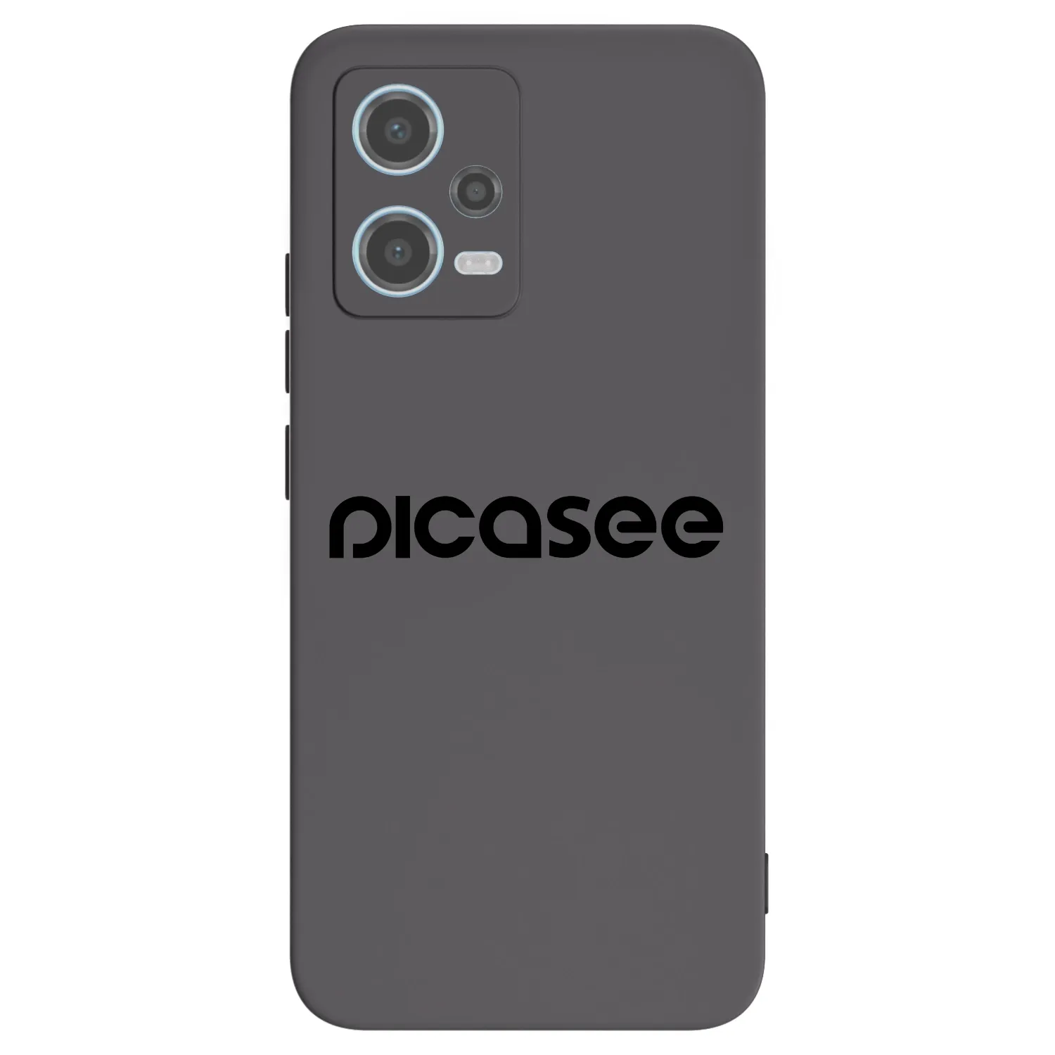 Picasee fekete szilikon tok az alábbi mobiltelefonokra Xiaomi Redmi Note 12 5G - Picasee - new logo - black
