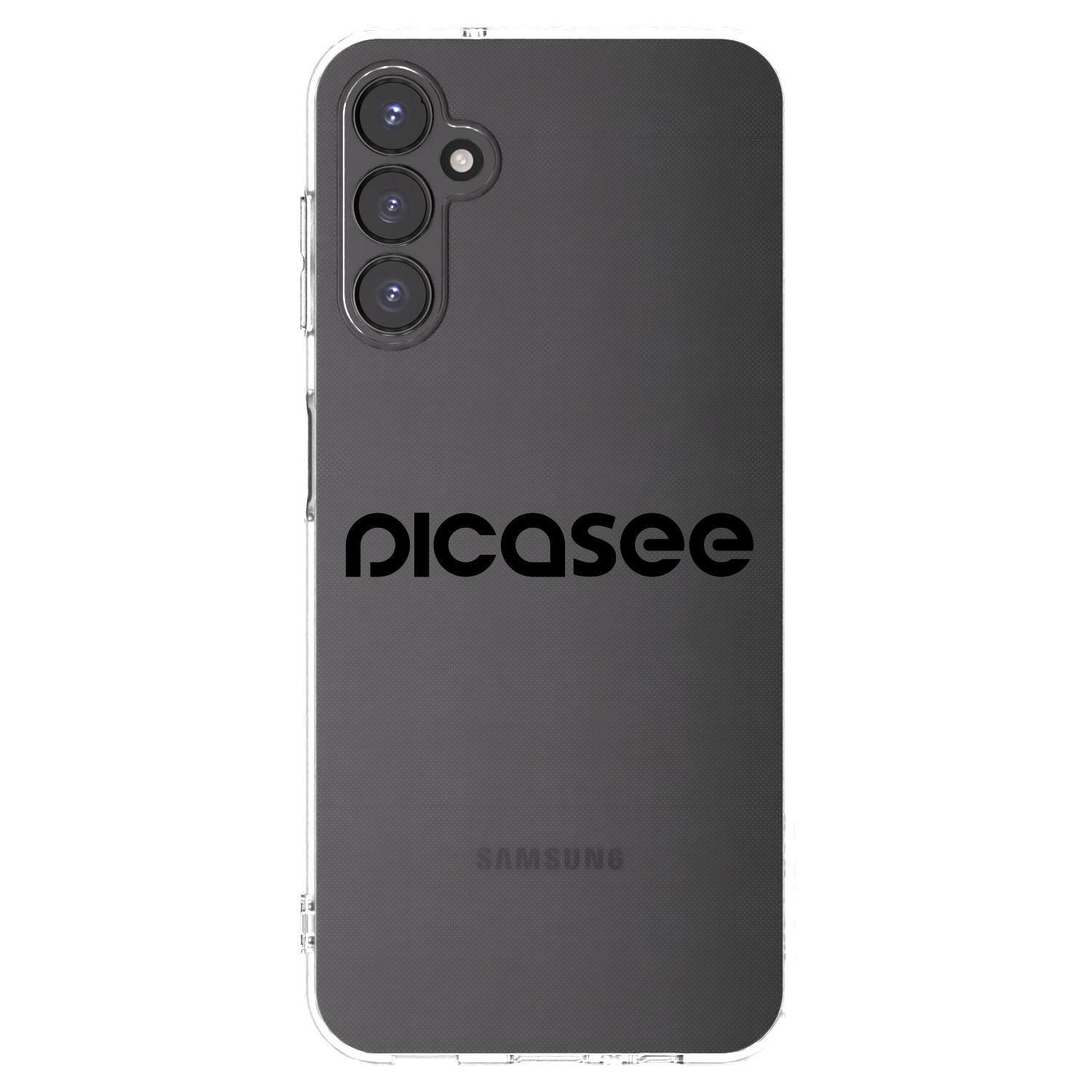Picasee átlátszó szilikon tok az alábbi mobiltelefonokra Samsung Galaxy A14 5G A146P - Picasee - new logo - black