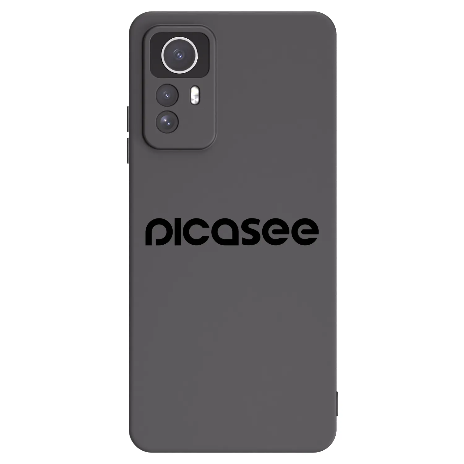 Picasee fekete szilikon tok az alábbi mobiltelefonokra Xiaomi Redmi Note 12S - Picasee - new logo - black