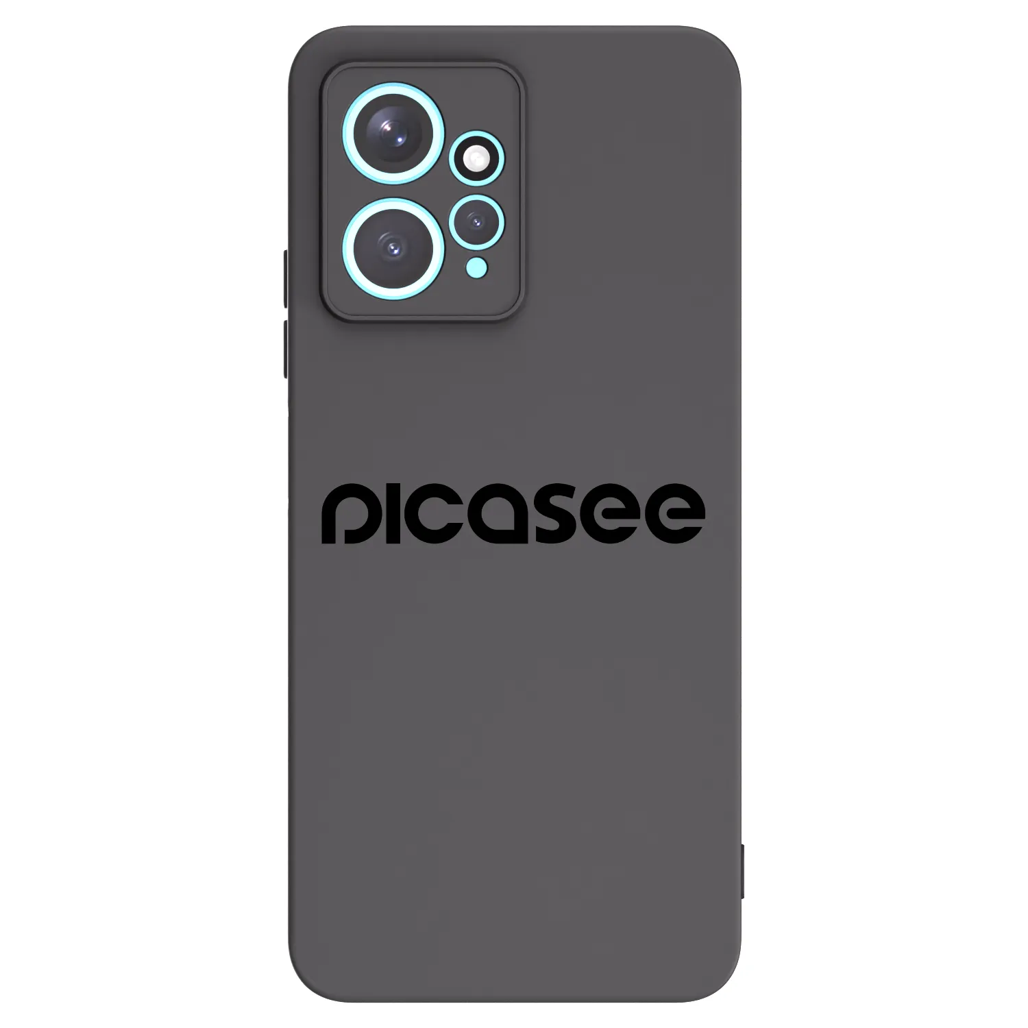 Picasee fekete szilikon tok az alábbi mobiltelefonokra Xiaomi Redmi Note 12 4G - Picasee - new logo - black