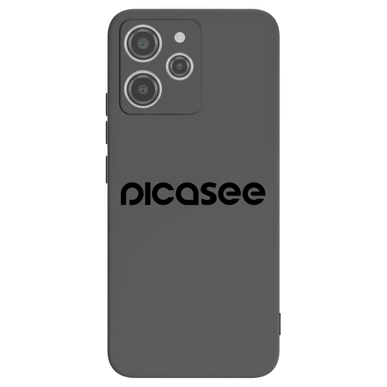 Picasee fekete szilikon tok az alábbi mobiltelefonokra Xiaomi Redmi 12 4G - Picasee - new logo - black