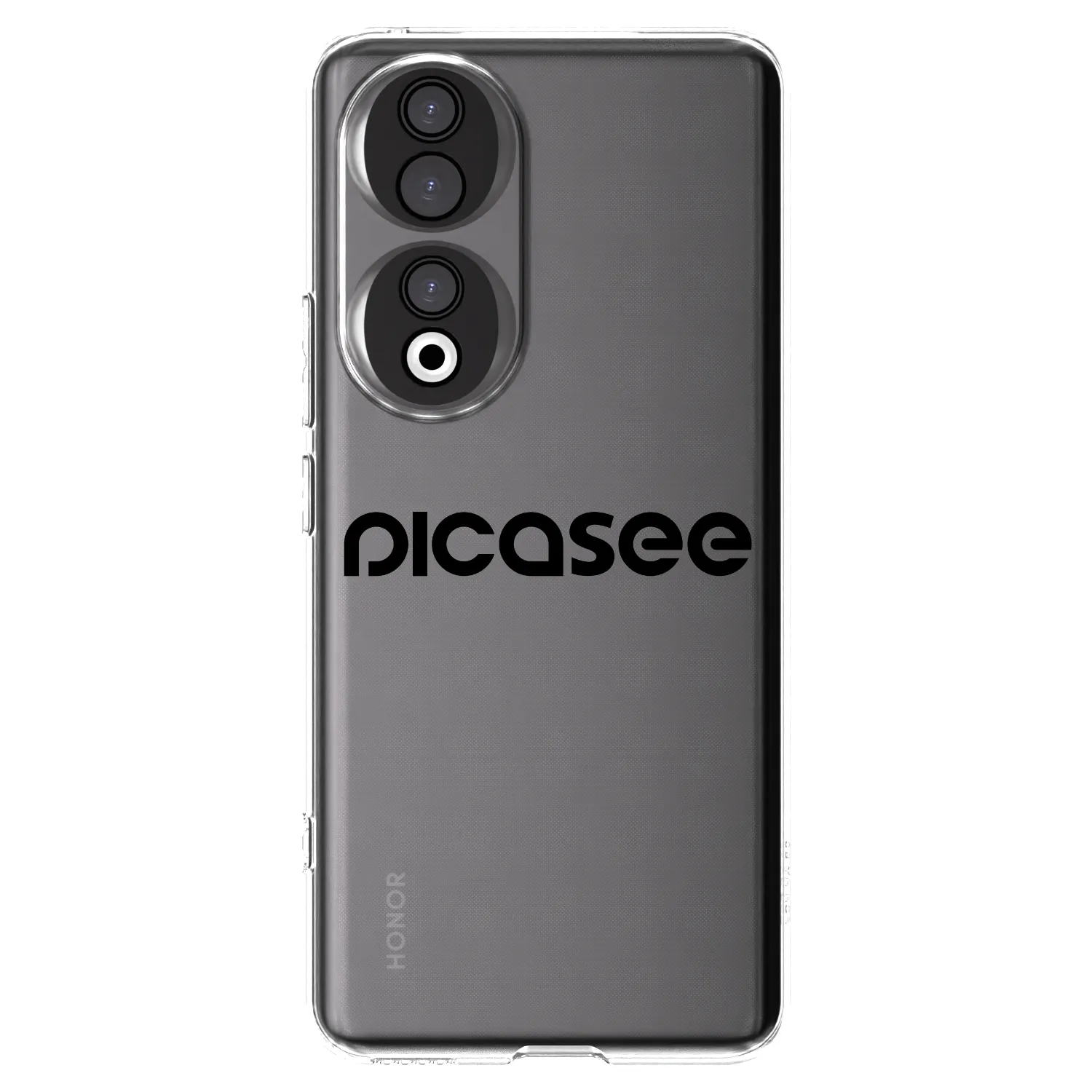 Picasee átlátszó szilikon tok az alábbi mobiltelefonokra Honor 90 5G - Picasee - new logo - black