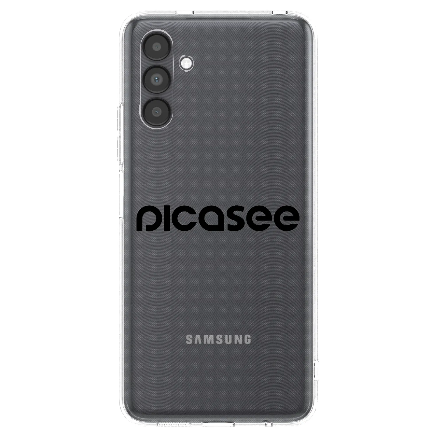 Picasee átlátszó szilikon tok az alábbi mobiltelefonokra Samsung Galaxy A04s A047F - Picasee - new logo - black