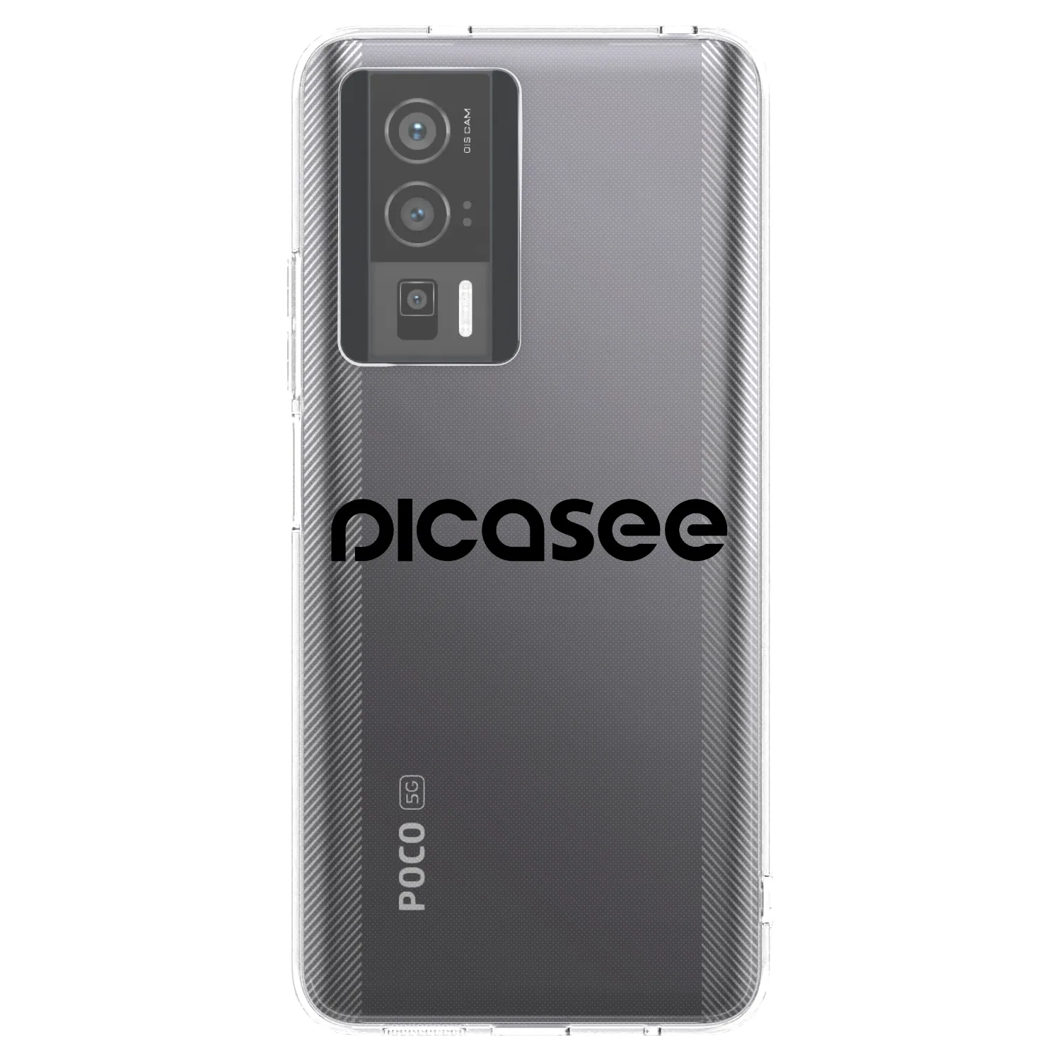 Picasee átlátszó szilikon tok az alábbi mobiltelefonokra Xiaomi Poco F5 Pro 5G - Picasee - new logo - black