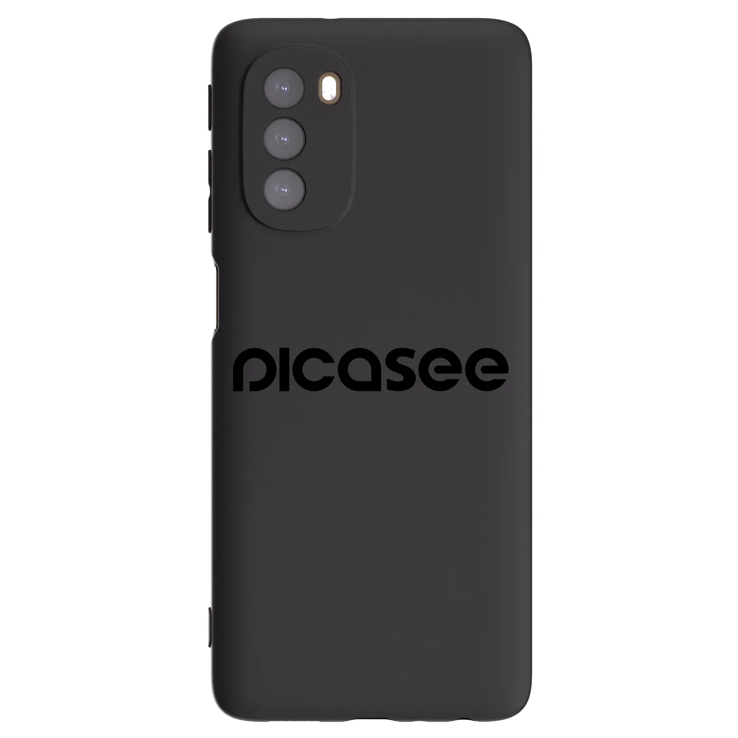 Picasee fekete szilikon tok az alábbi mobiltelefonokra Motorola Moto G51 - Picasee - new logo - black