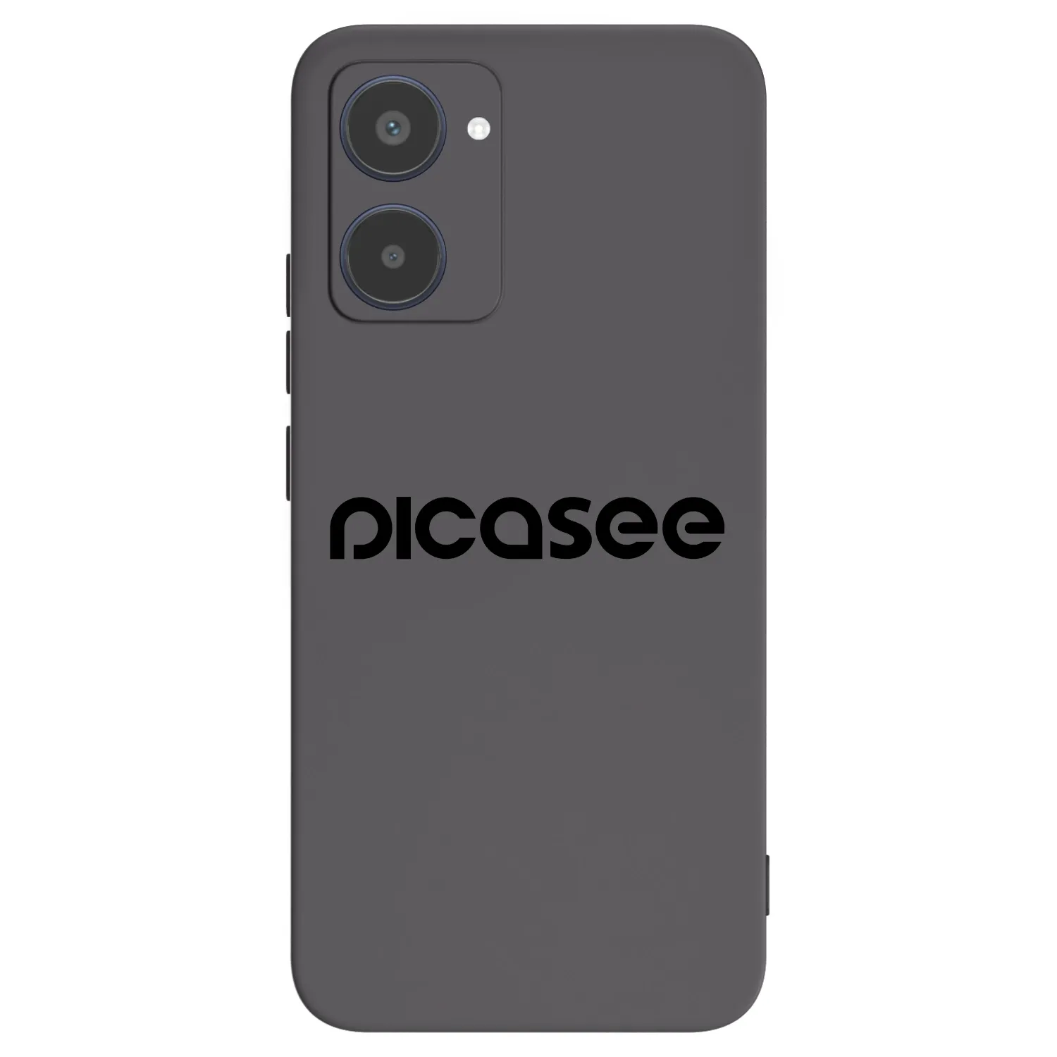 Picasee fekete szilikon tok az alábbi mobiltelefonokra Realme 10 4G - Picasee - new logo - black