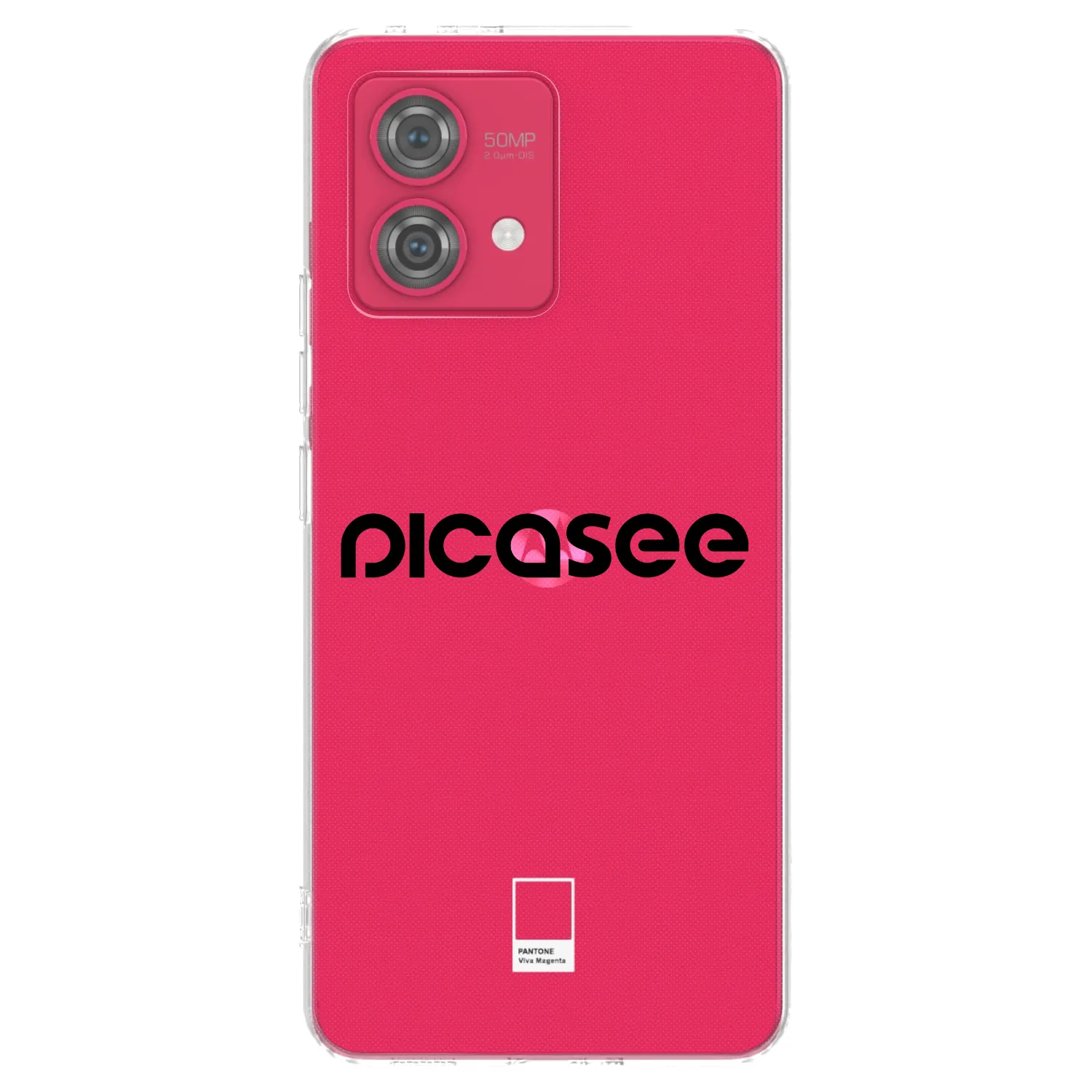 Picasee átlátszó szilikon tok az alábbi mobiltelefonokra Motorola Moto G84 5G - Picasee - new logo - black