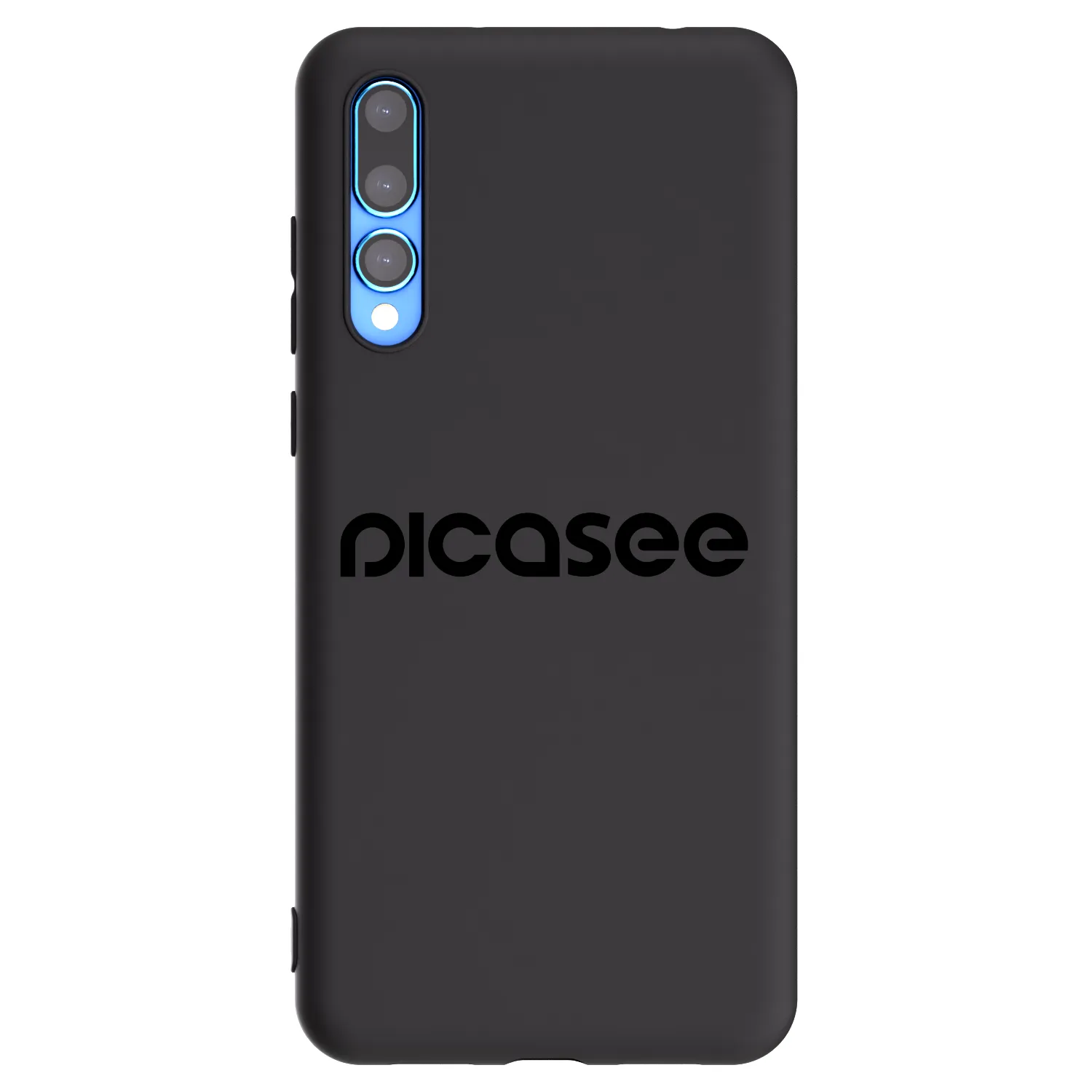 Picasee fekete szilikon tok az alábbi mobiltelefonokra Huawei P20 Pro - Picasee - new logo - black