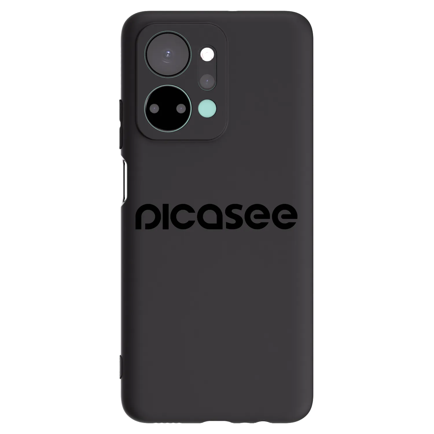 Picasee fekete szilikon tok az alábbi mobiltelefonokra Honor X7a - Picasee - new logo - black