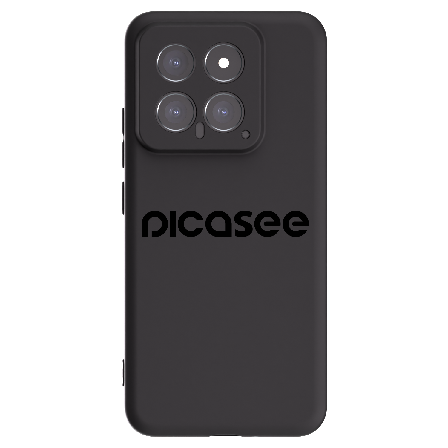 Picasee fekete szilikon tok az alábbi mobiltelefonokra Xiaomi 14 - Picasee - new logo - black