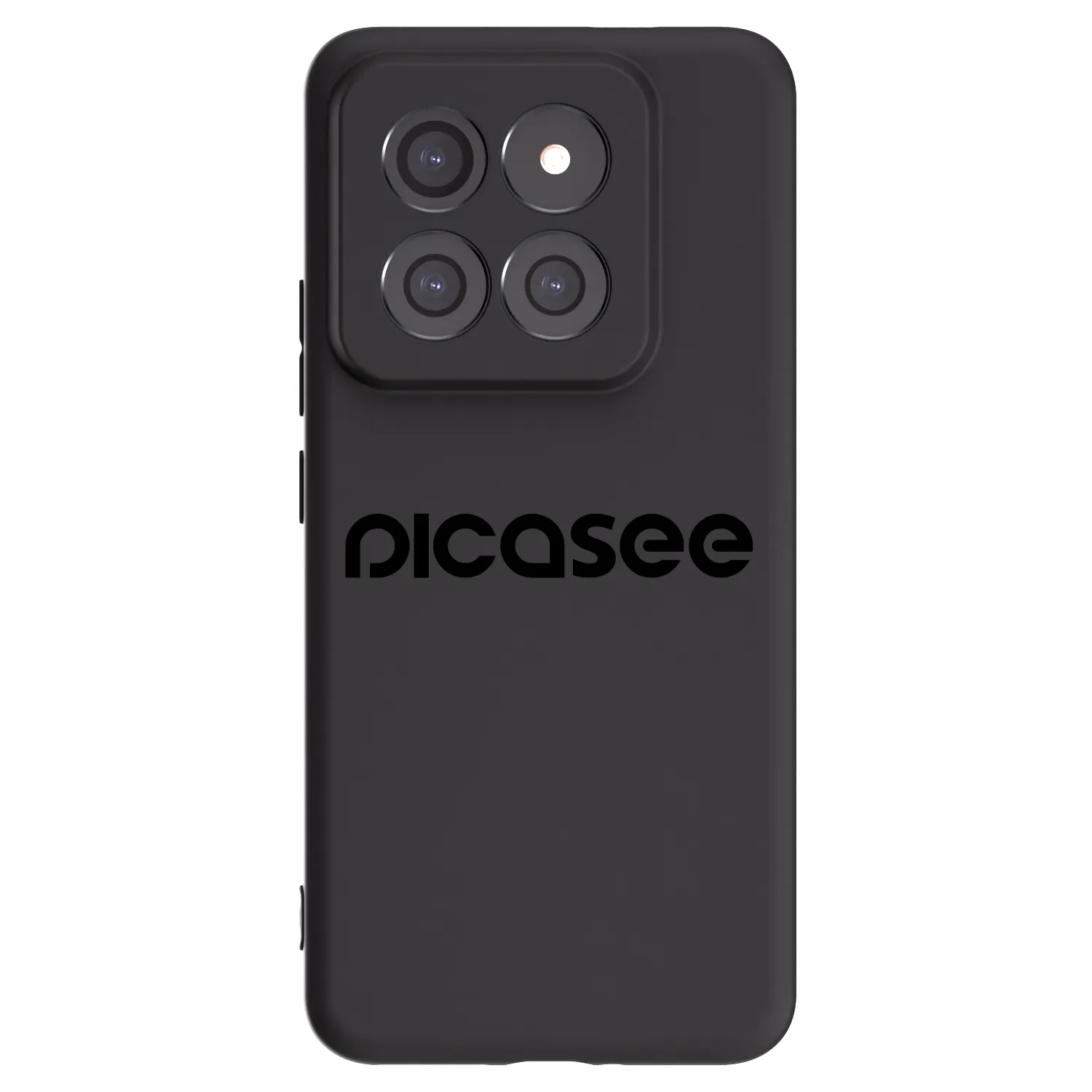Picasee fekete szilikon tok az alábbi mobiltelefonokra Xiaomi 14 Pro - Picasee - new logo - black