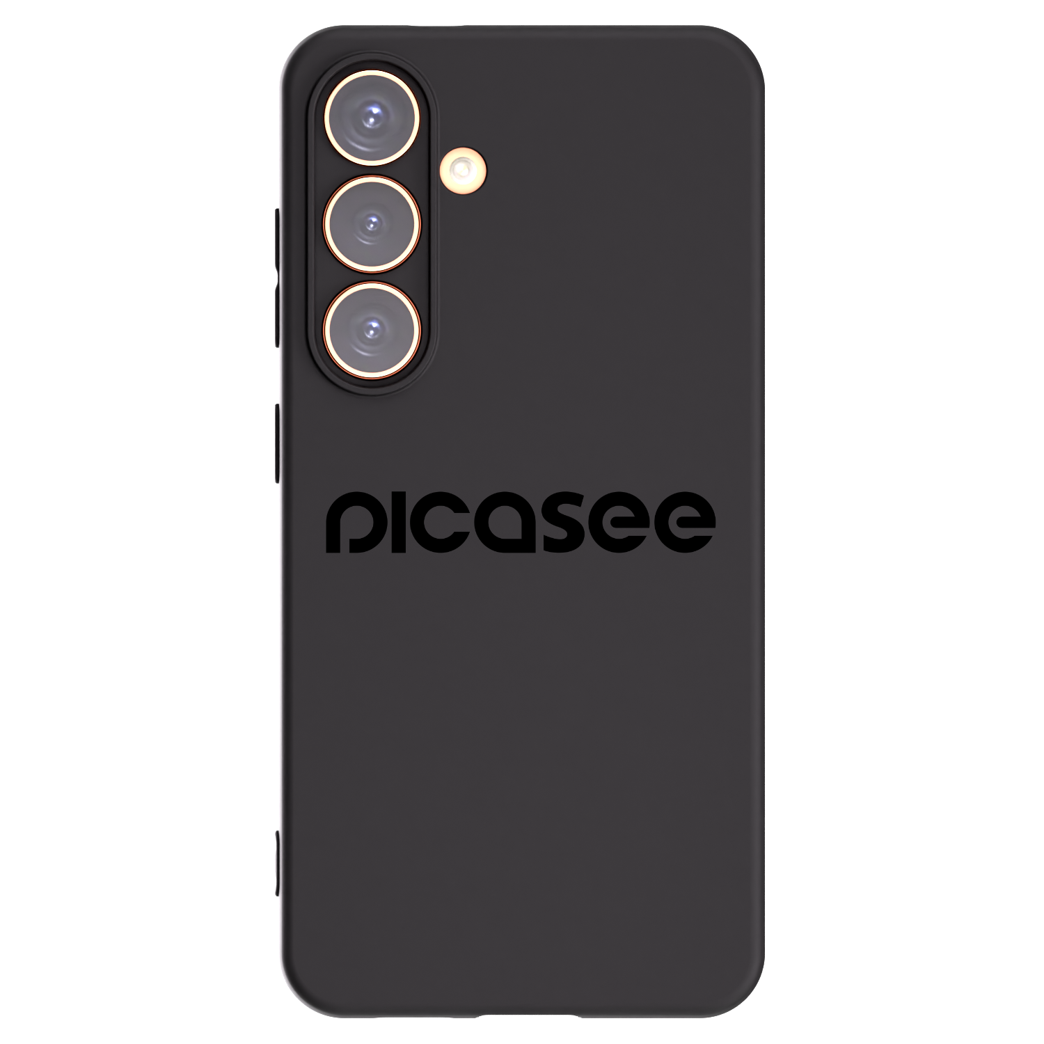 Picasee fekete szilikon tok az alábbi mobiltelefonokra Samsung Galaxy S24 S921B 5G - Picasee - new logo - black