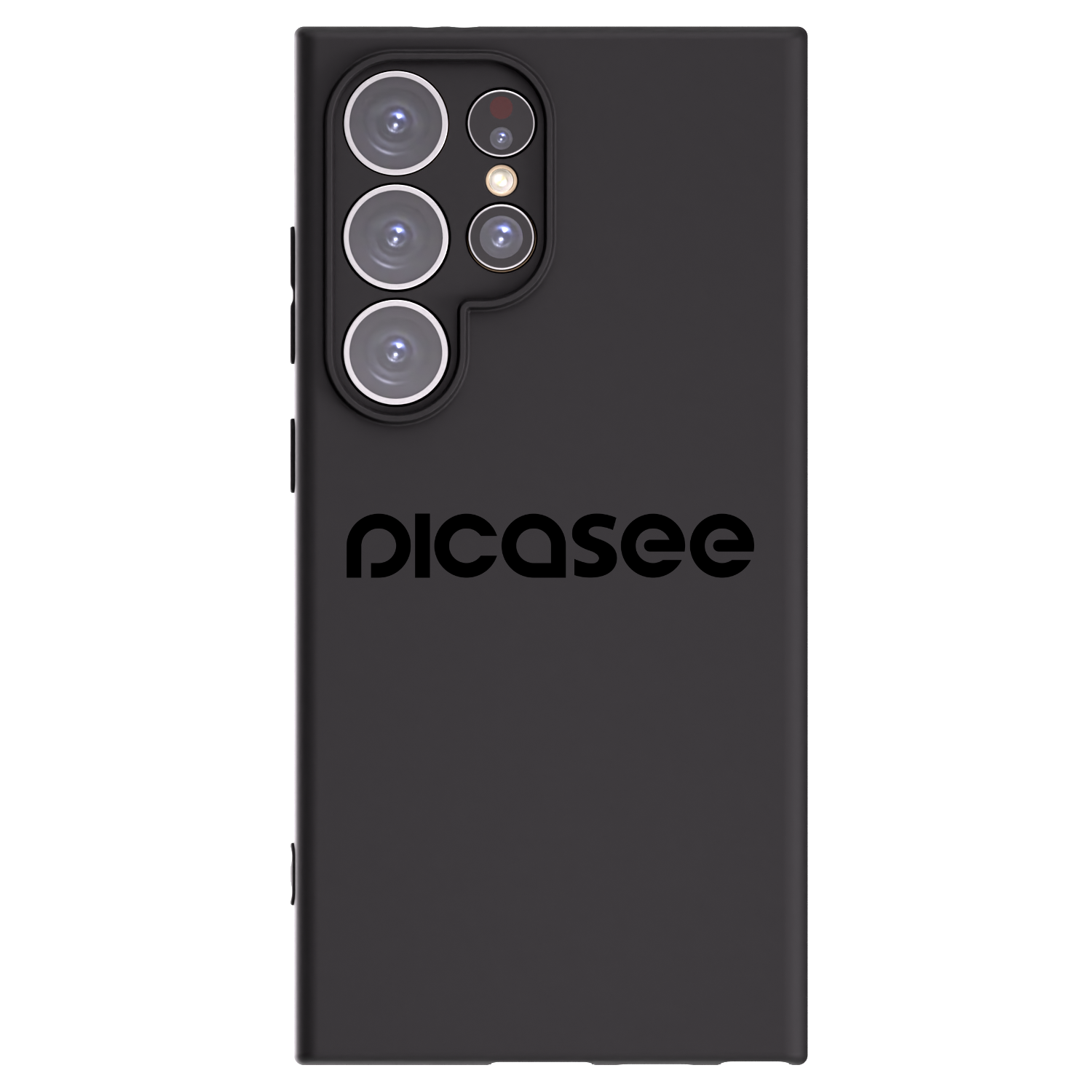 Picasee fekete szilikon tok az alábbi mobiltelefonokra Samsung Galaxy S24 Ultra S928B 5G - Picasee - new logo - black