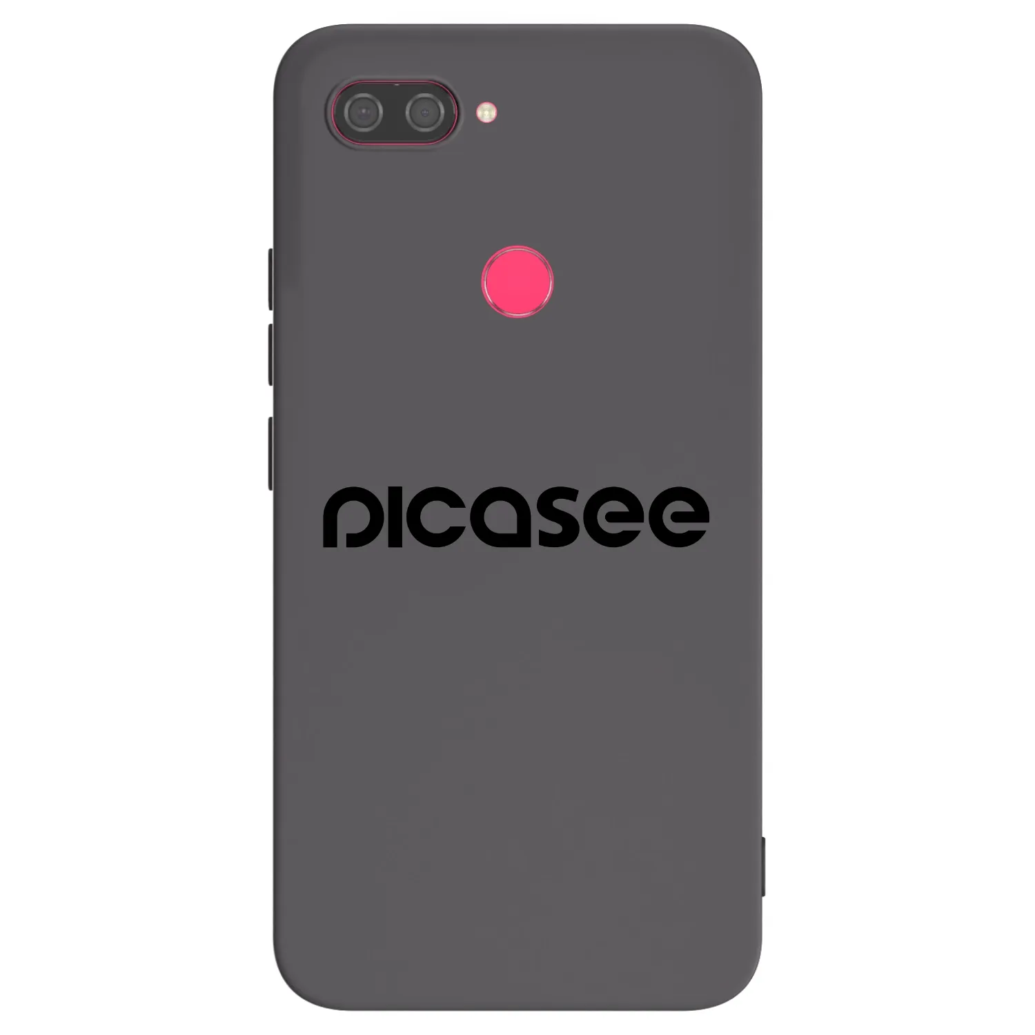 Picasee fekete szilikon tok az alábbi mobiltelefonokra Xiaomi Mi 8 Lite - Picasee - new logo - black