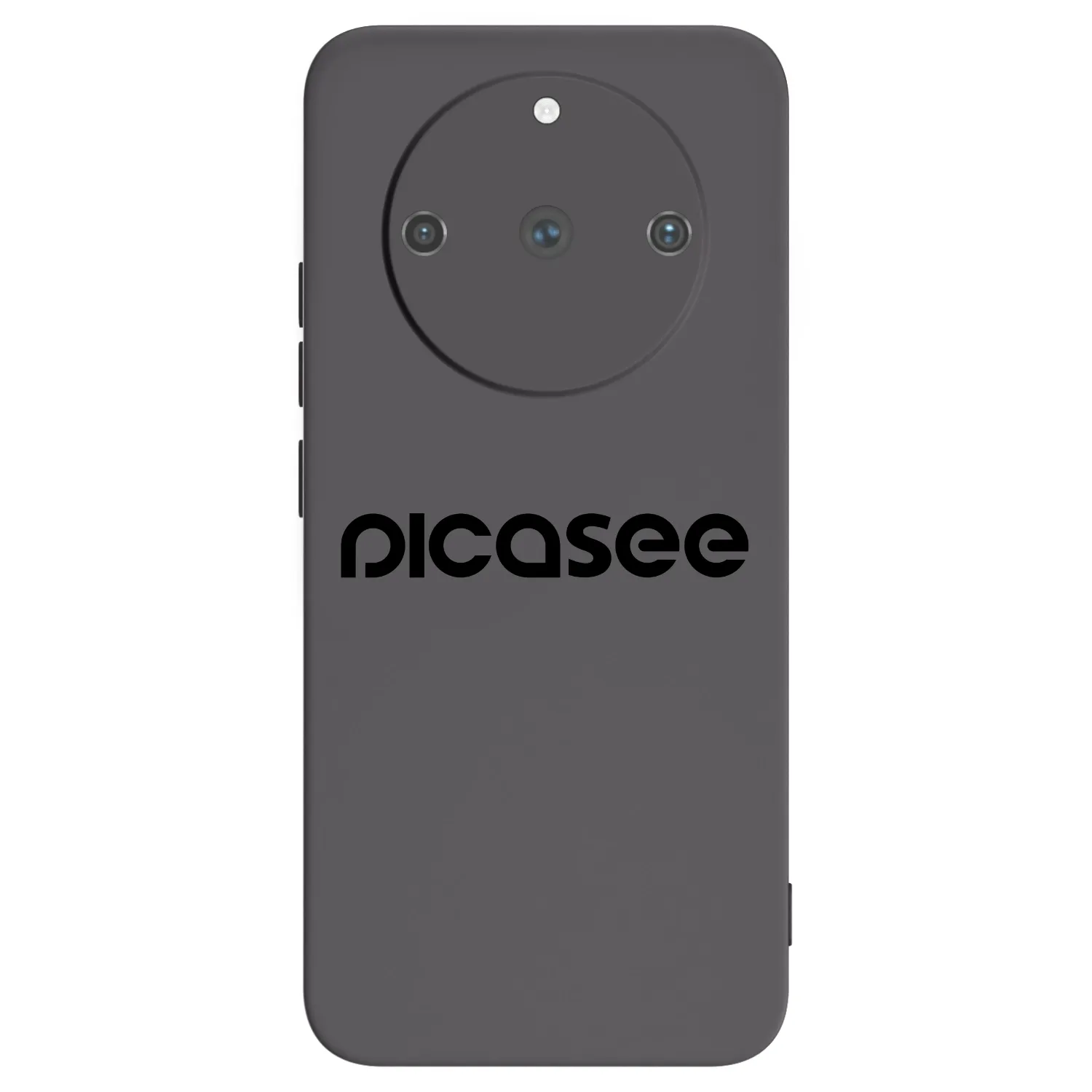 Picasee fekete szilikon tok az alábbi mobiltelefonokra Realme 11 Pro+ - Picasee - new logo - black