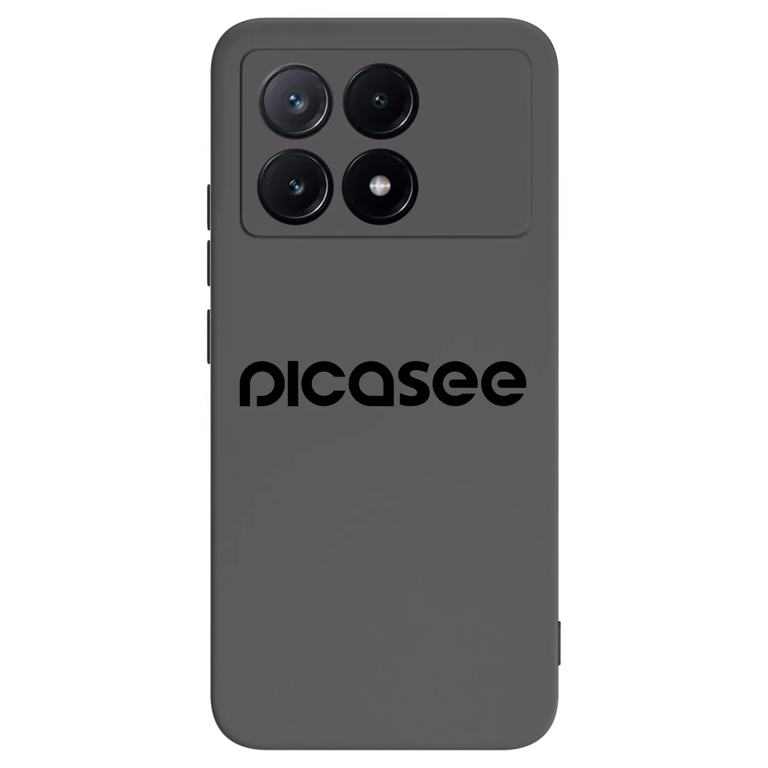Picasee fekete szilikon tok az alábbi mobiltelefonokra Xiaomi Poco X6 Pro - Picasee - new logo - black
