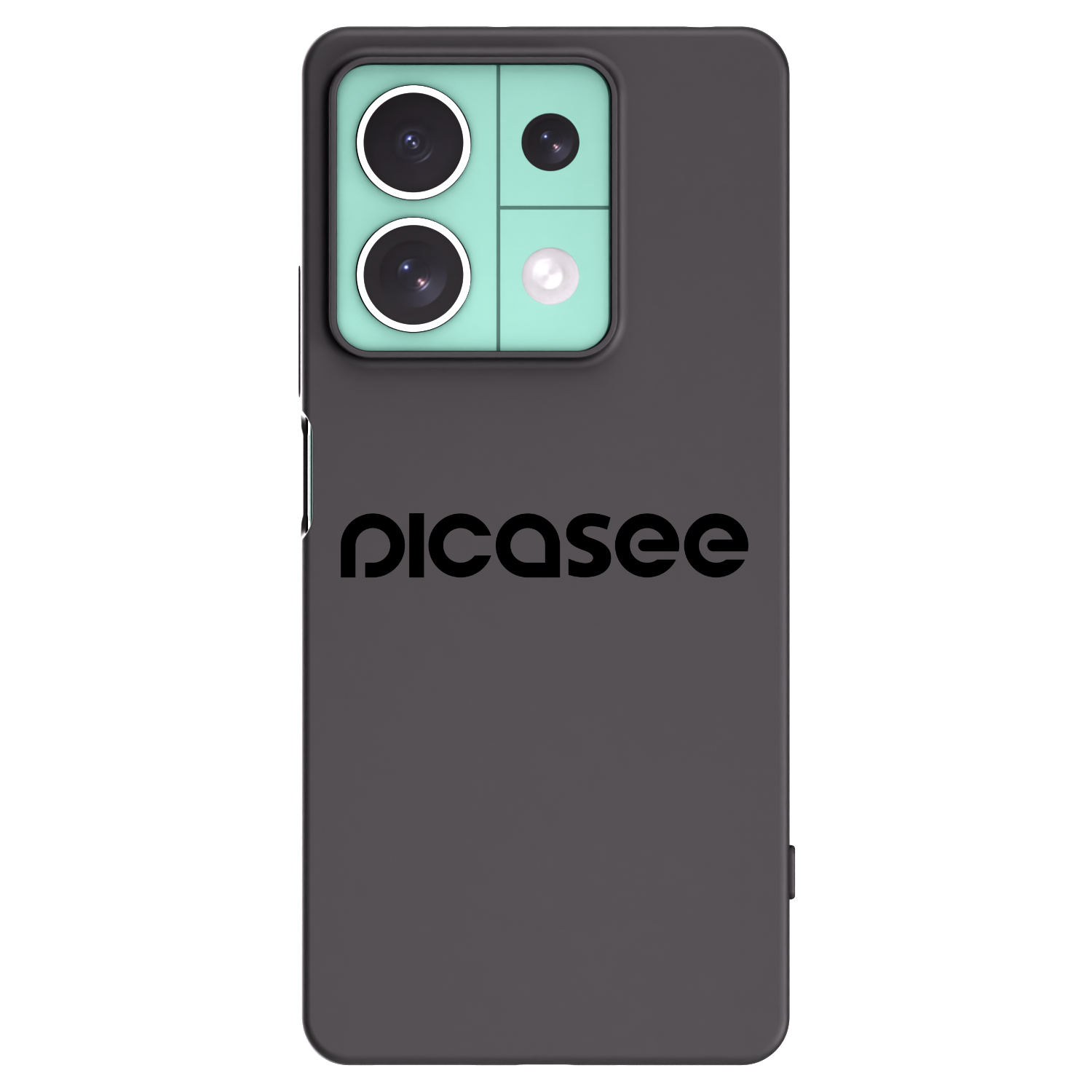 Picasee fekete szilikon tok az alábbi mobiltelefonokra Xiaomi Redmi Note 13 5G - Picasee - new logo - black