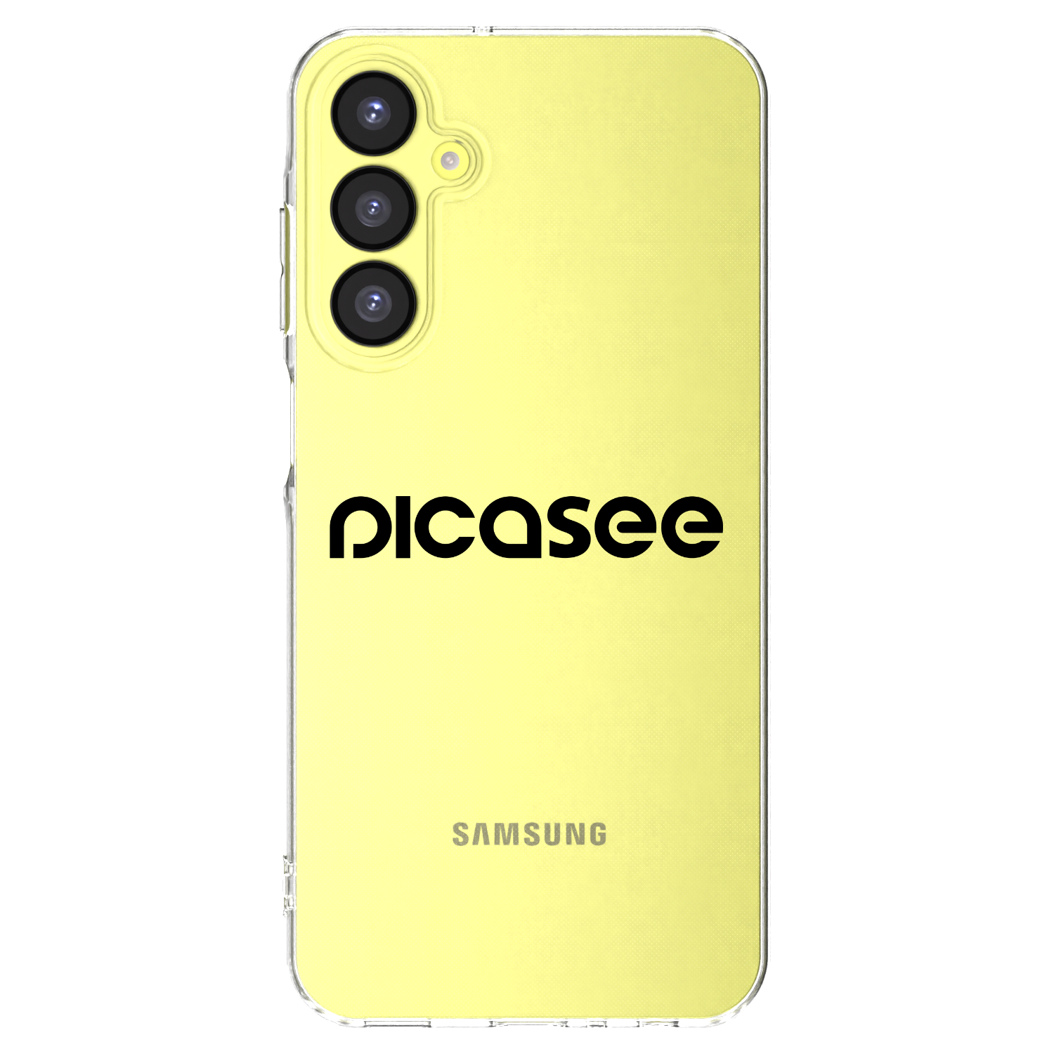 Picasee átlátszó szilikon tok az alábbi mobiltelefonokra Samsung Galaxy A25 A256B 5G - Picasee - new logo - black