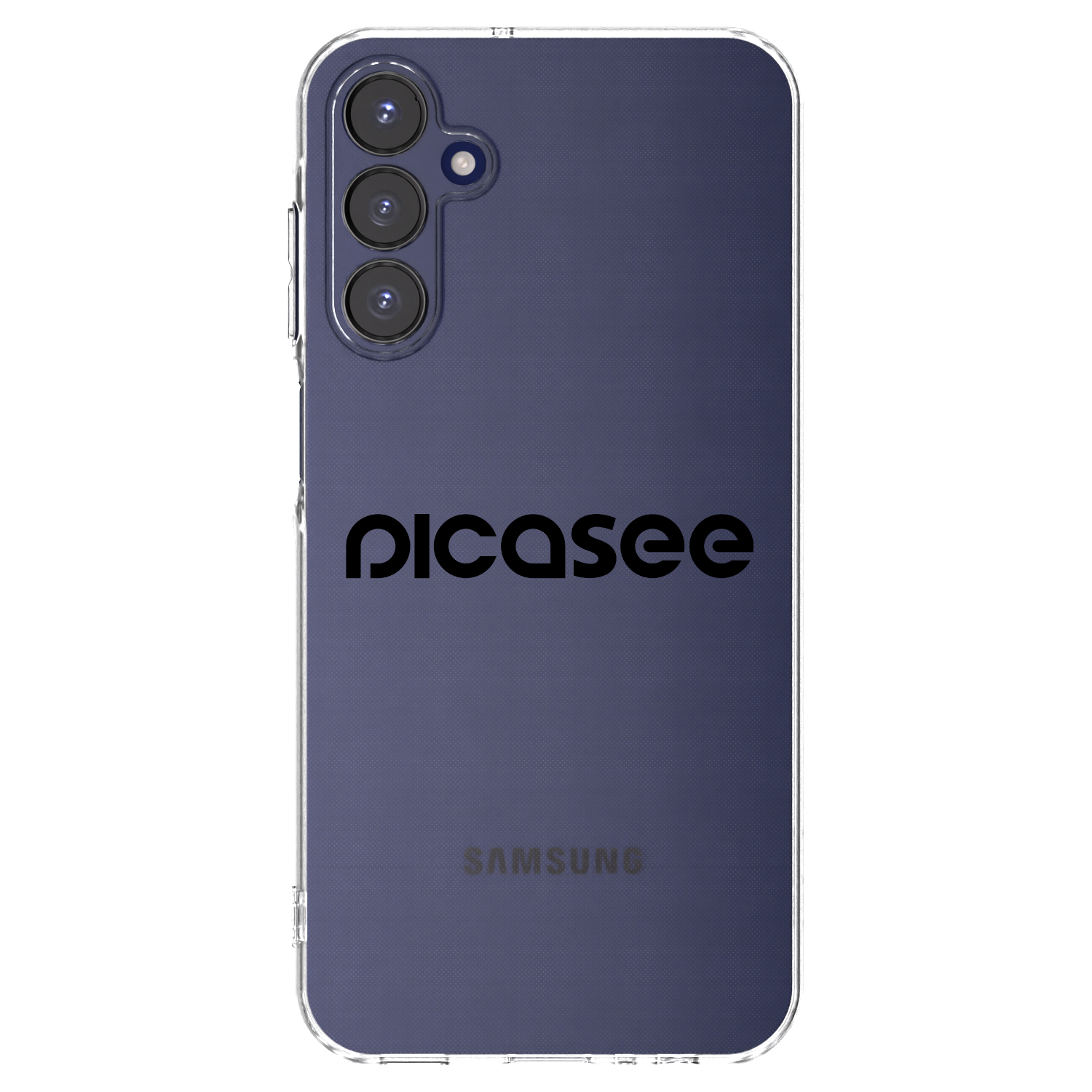 Picasee átlátszó szilikon tok az alábbi mobiltelefonokra Samsung Galaxy A15 A155F 4G - Picasee - new logo - black