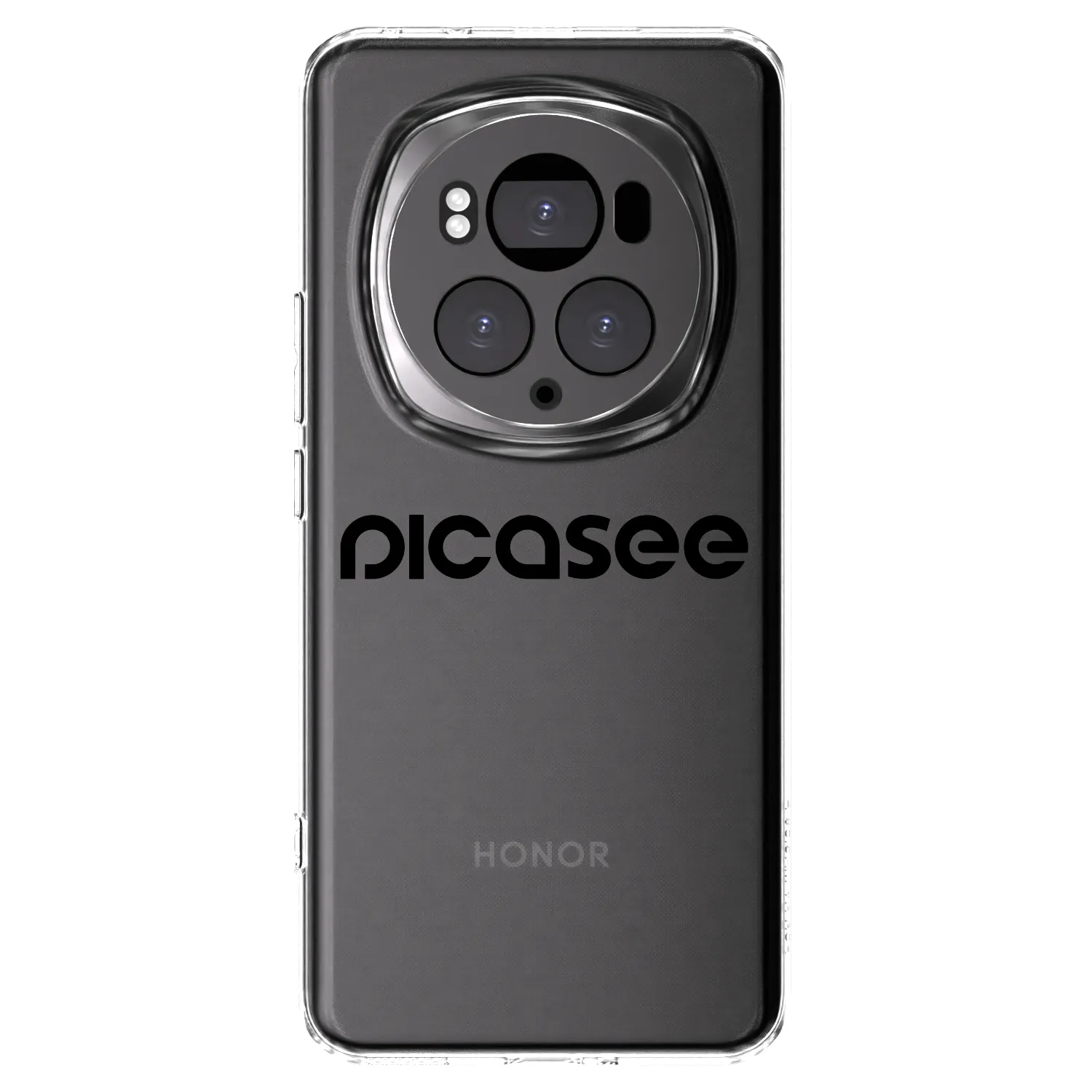 Picasee átlátszó szilikon tok az alábbi mobiltelefonokra Honor Magic6 Pro - Picasee - new logo - black