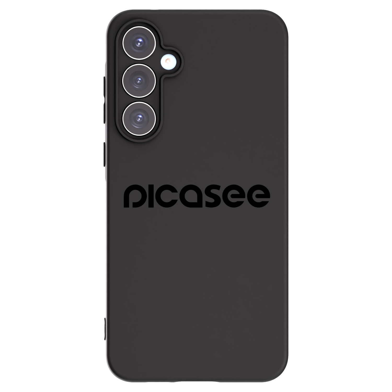 Picasee fekete szilikon tok az alábbi mobiltelefonokra Samsung Galaxy A55 5G A556B - Picasee - new logo - black