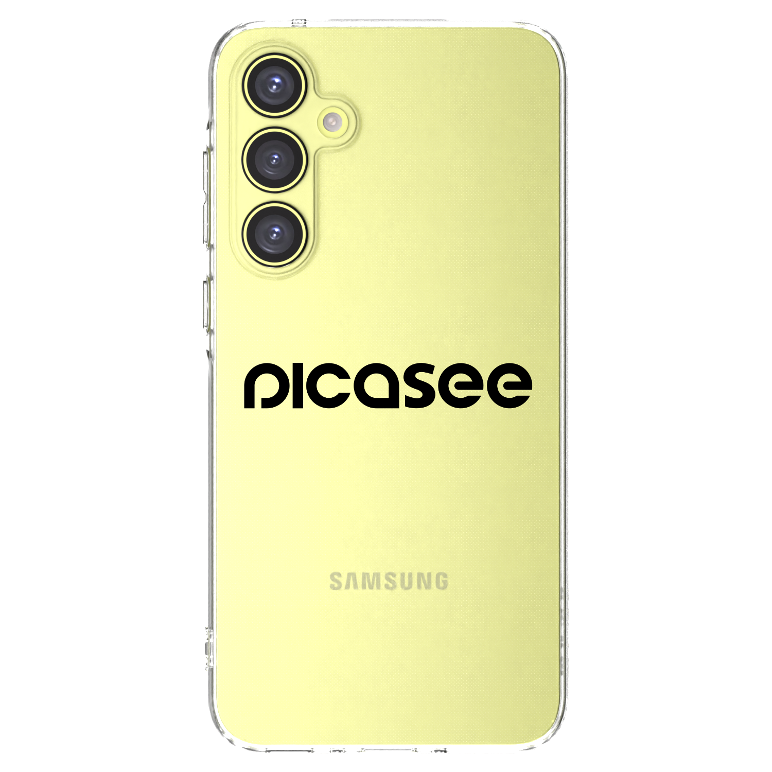 Picasee átlátszó szilikon tok az alábbi mobiltelefonokra Samsung Galaxy A35 5G A356B - Picasee - new logo - black