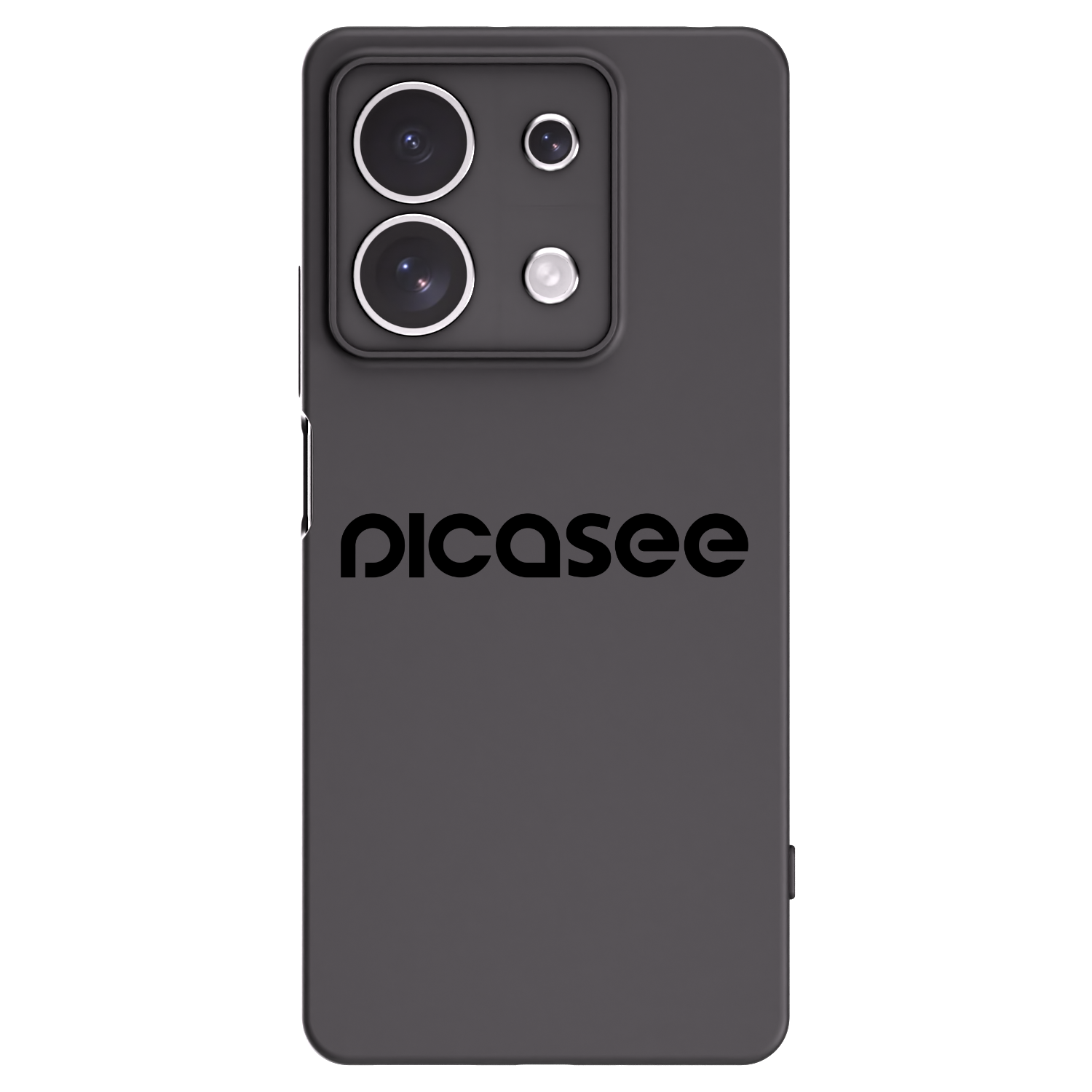 Picasee fekete szilikon tok az alábbi mobiltelefonokra Xiaomi Redmi Note 13 4G - Picasee - new logo - black