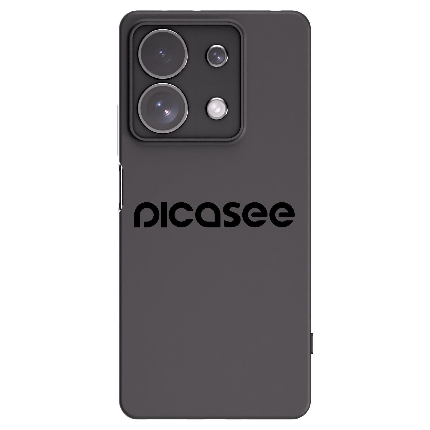 Picasee fekete szilikon tok az alábbi mobiltelefonokra Xiaomi Redmi Note 13 Pro 4G - Picasee - new logo - black