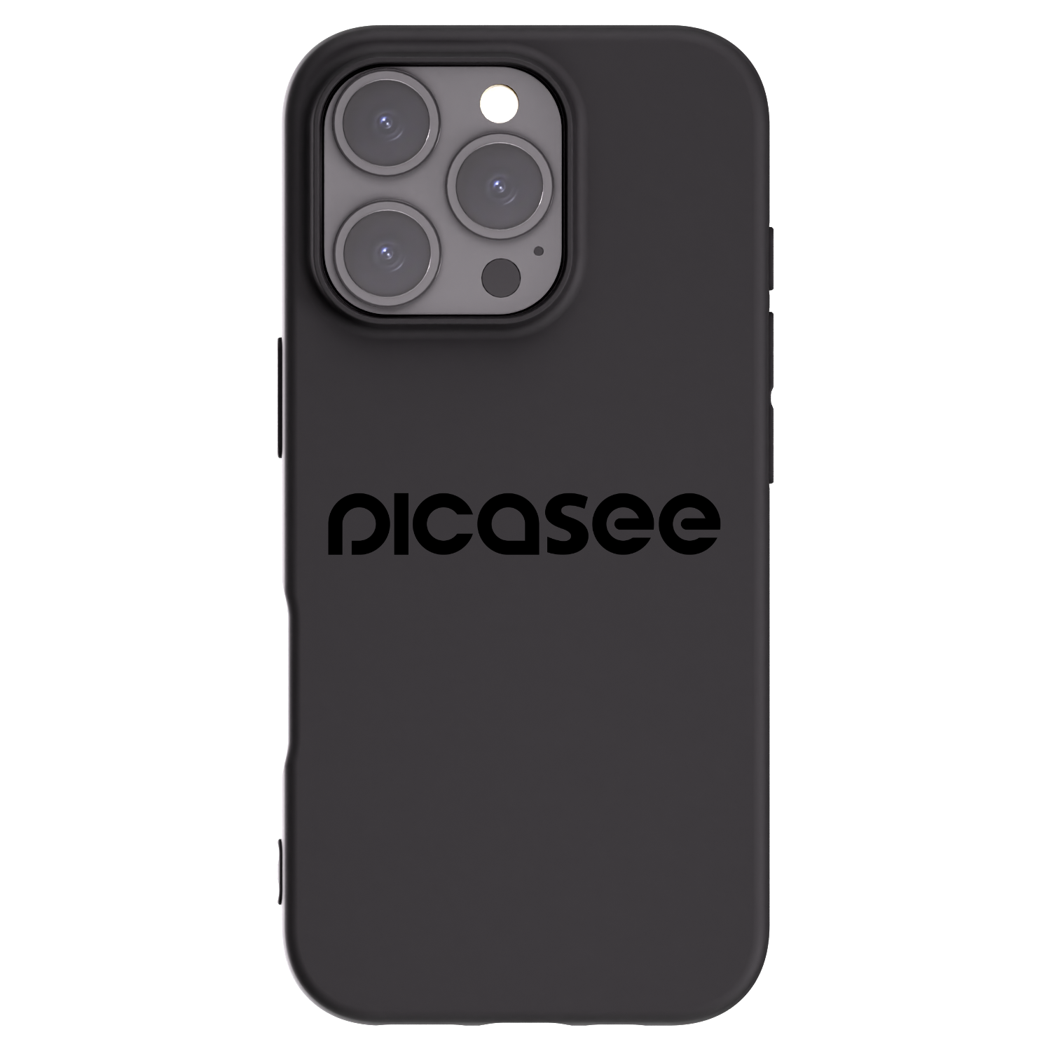 Picasee fekete szilikon tok az alábbi mobiltelefonokra Apple iPhone 16 Pro - Picasee - new logo - black