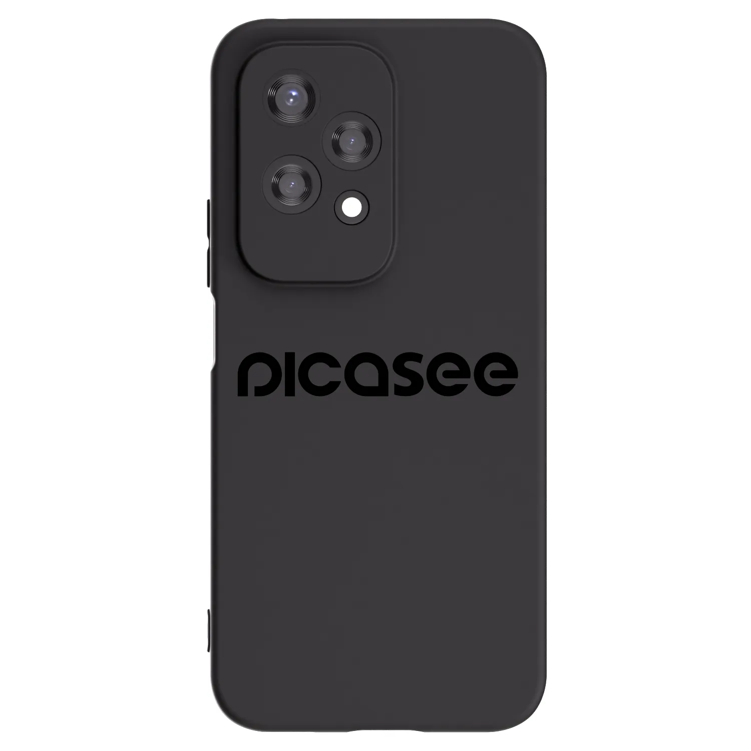 Picasee fekete szilikon tok az alábbi mobiltelefonokra Honor 200 Lite - Picasee - new logo - black