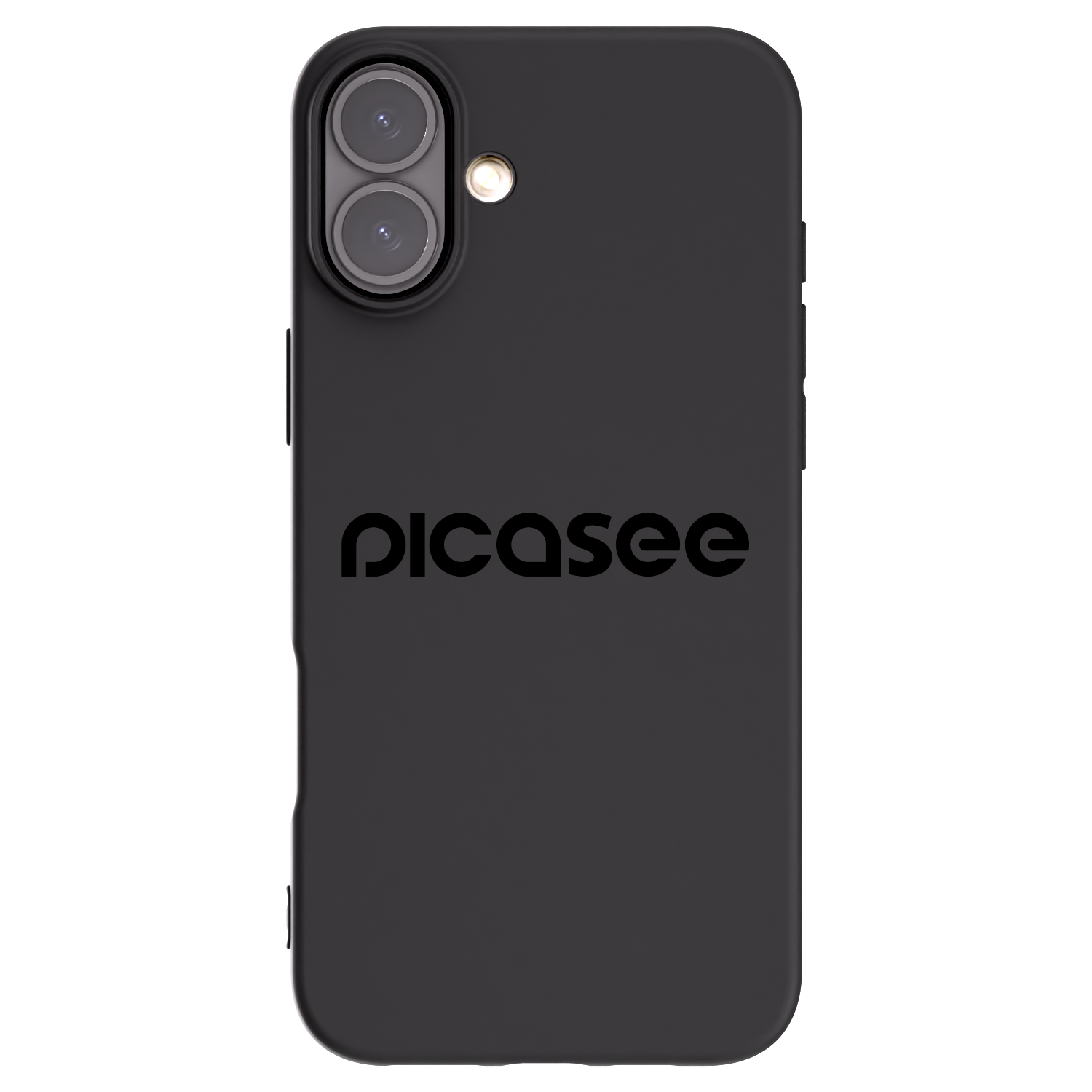 Picasee fekete szilikon tok az alábbi mobiltelefonokra Apple iPhone 16 Plus - Picasee - new logo - black