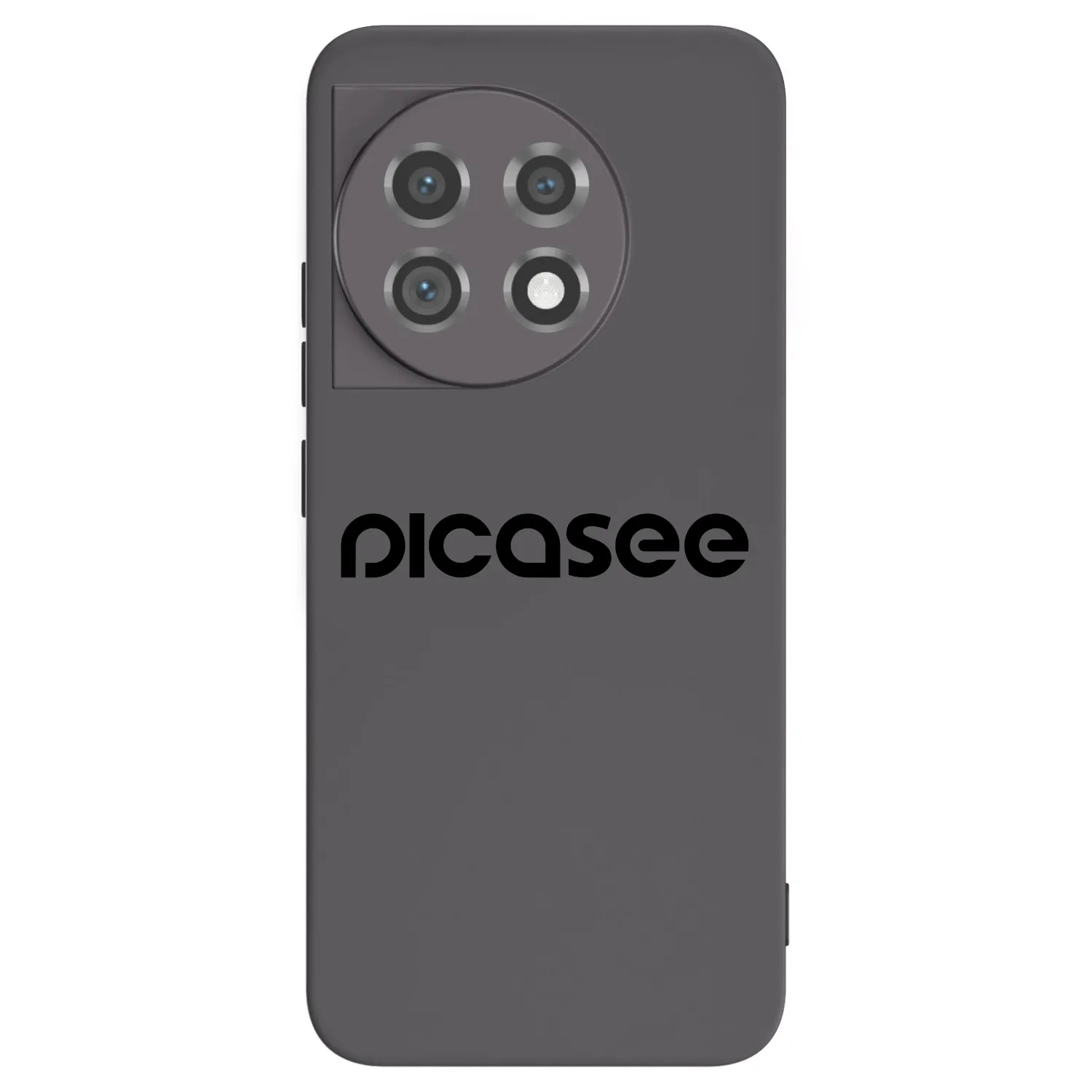 Picasee fekete szilikon tok az alábbi mobiltelefonokra OnePlus 11 5G - Picasee - new logo - black
