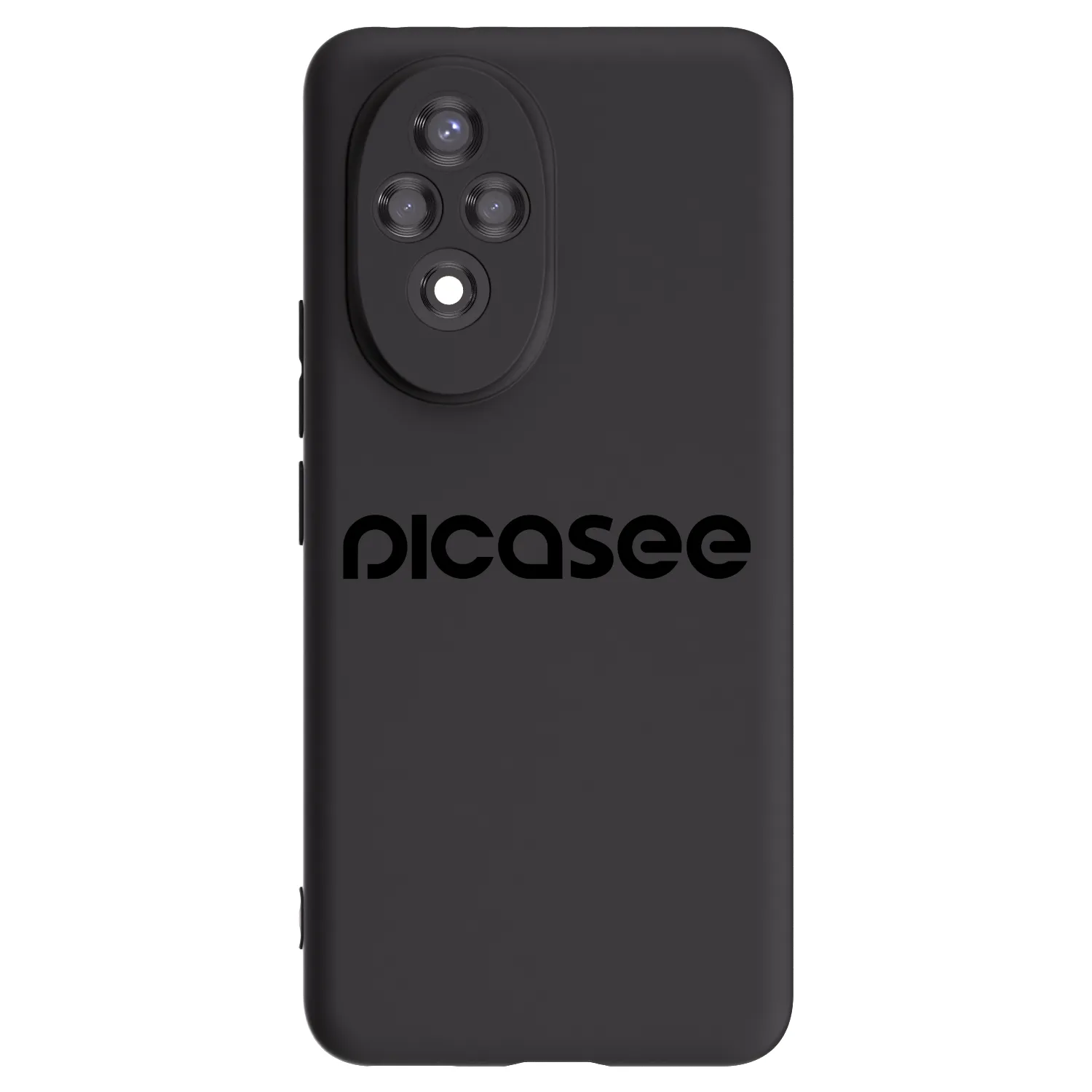 Picasee fekete szilikon tok az alábbi mobiltelefonokra Honor 200 Pro 5G - Picasee - new logo - black