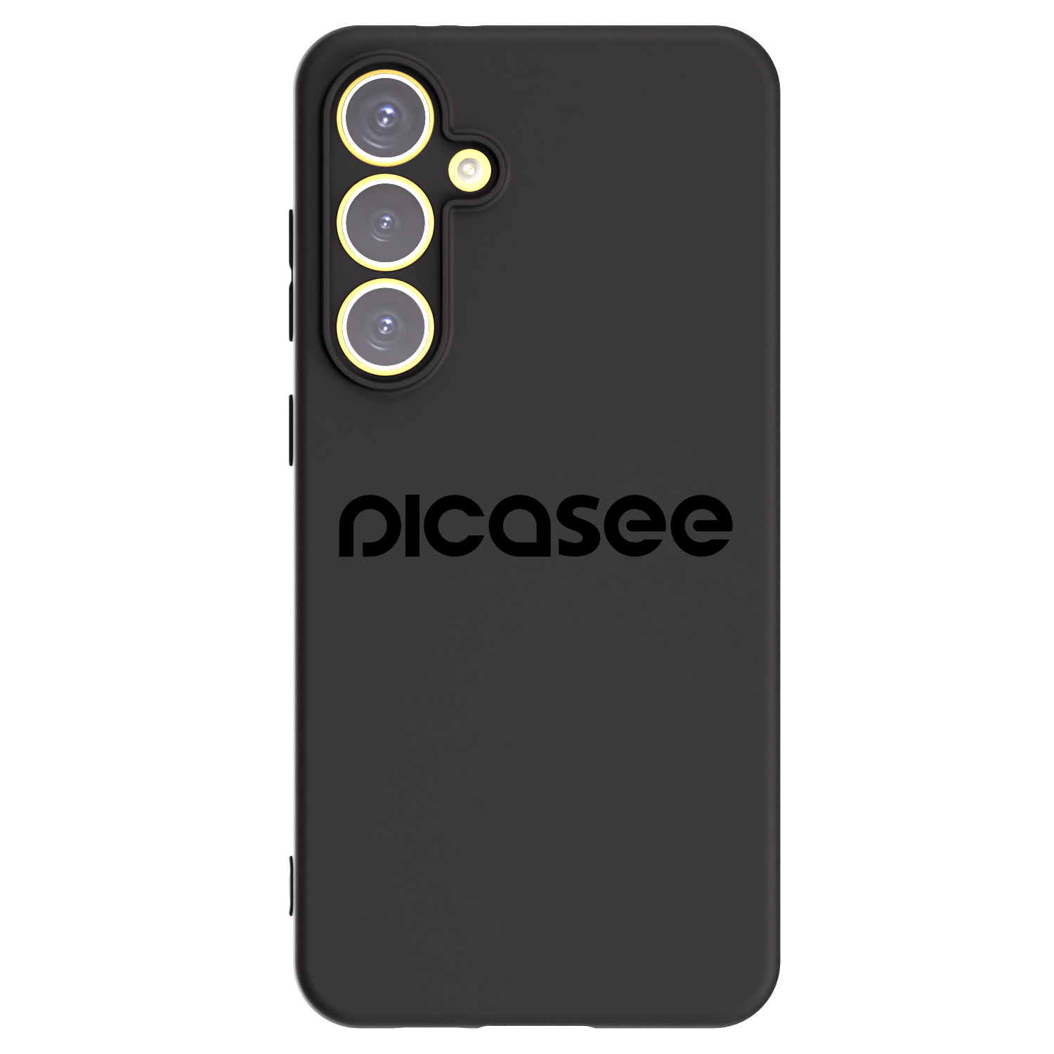 Picasee fekete szilikon tok az alábbi mobiltelefonokra Samsung Galaxy S24 FE S721B - Picasee - new logo - black