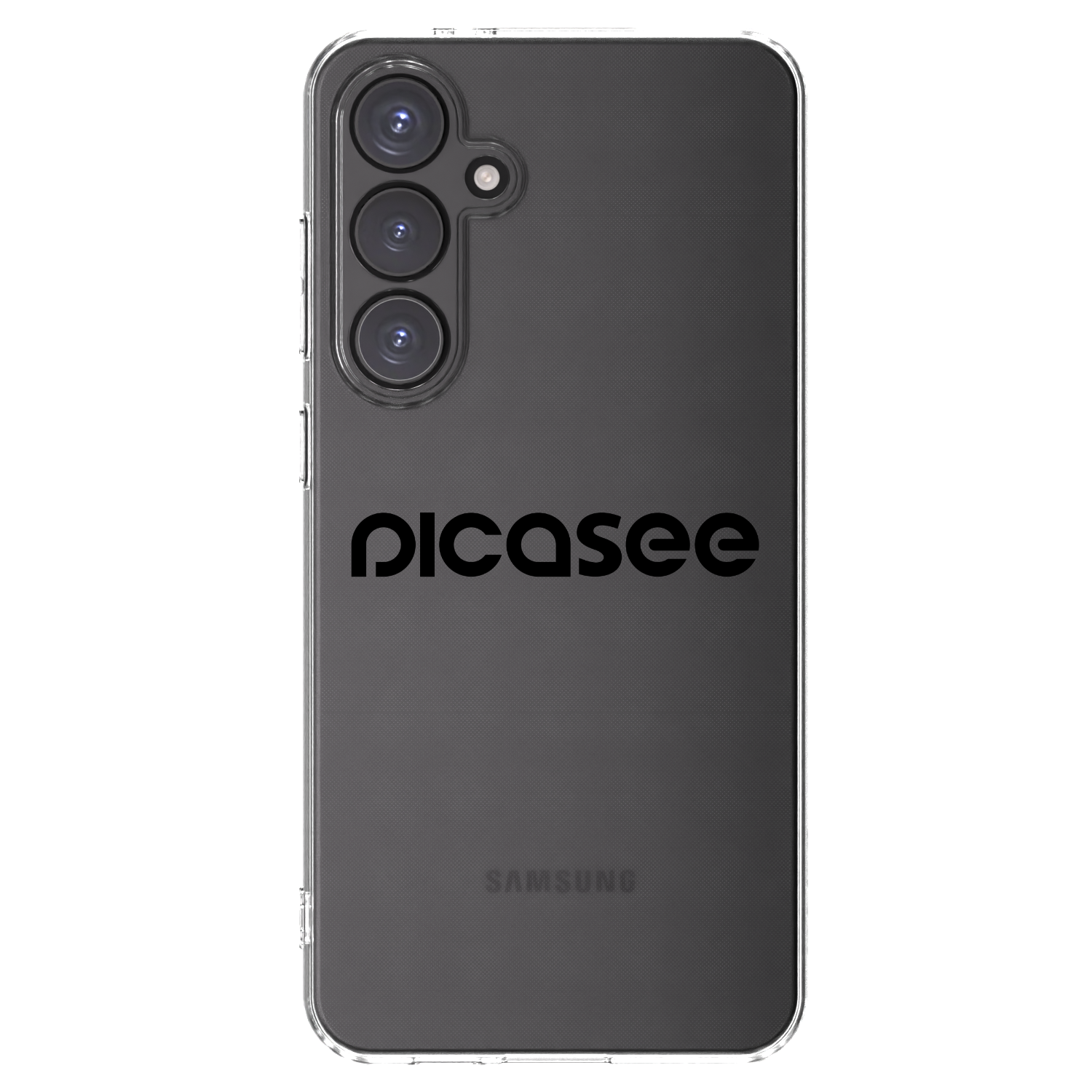 Picasee átlátszó szilikon tok az alábbi mobiltelefonokra Samsung Galaxy S24 FE S721B - Picasee - new logo - black