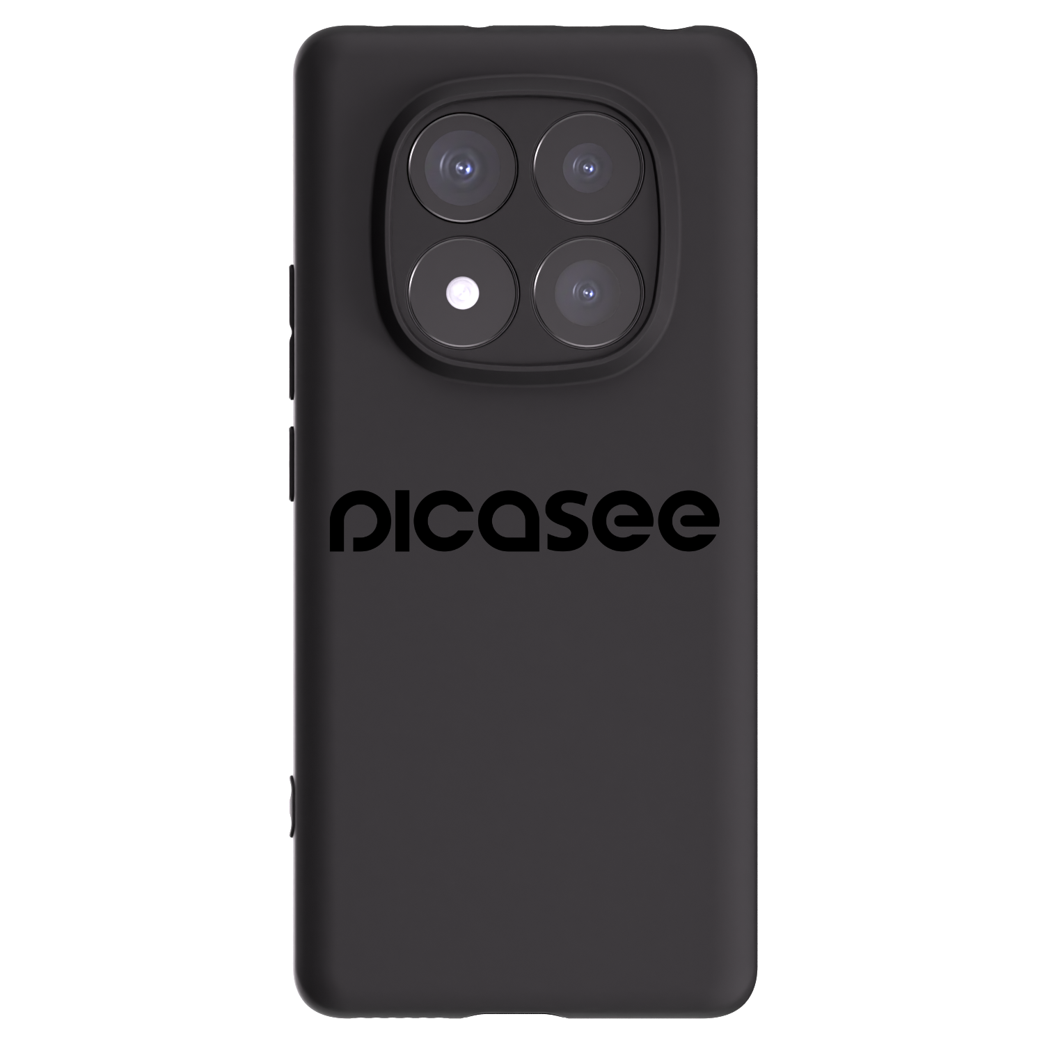 Picasee fekete szilikon tok az alábbi mobiltelefonokra Xiaomi Redmi Note 14 Pro+ 5G - Picasee - new logo - black