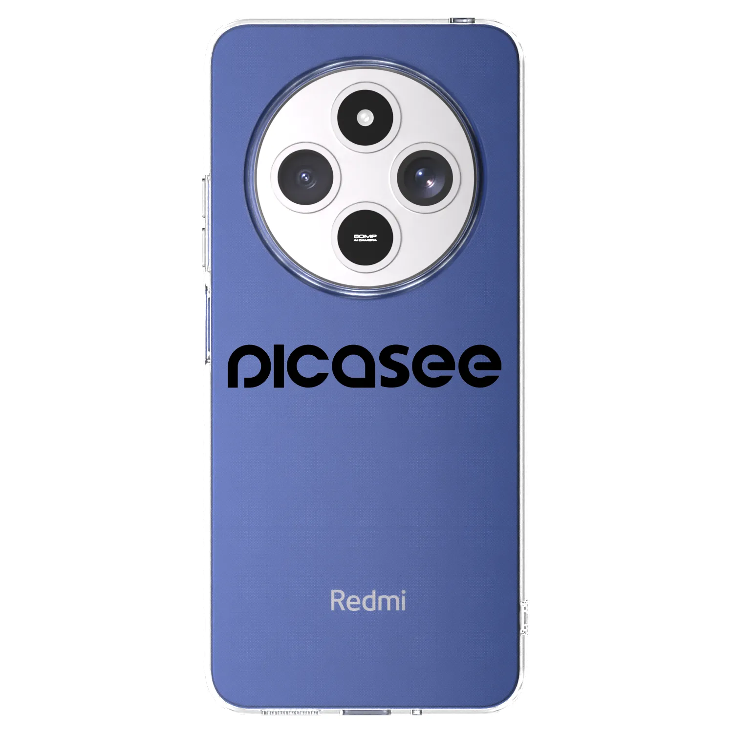 Picasee átlátszó szilikon tok az alábbi mobiltelefonokra Xiaomi Redmi 14C - Picasee - new logo - black