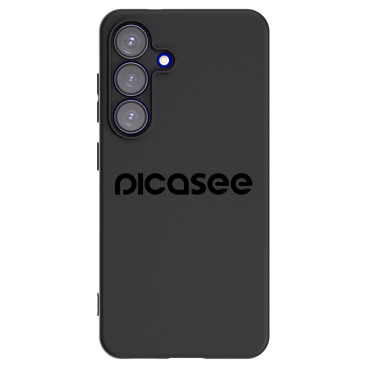 Picasee fekete szilikon tok az alábbi mobiltelefonokra Samsung Galaxy S25 5G - Picasee - new logo - black
