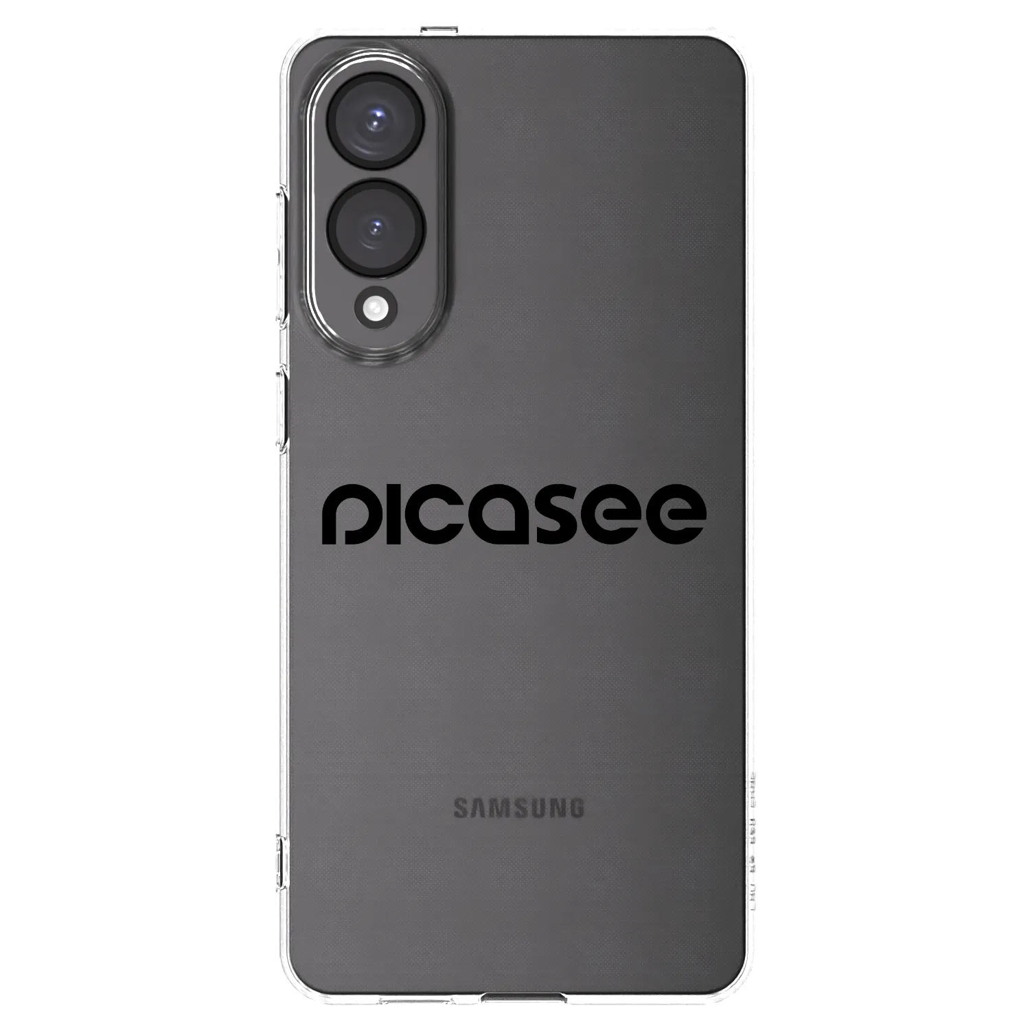 Picasee átlátszó szilikon tok az alábbi mobiltelefonokra Samsung Galaxy S25 Edge 5G - Picasee - new logo - black