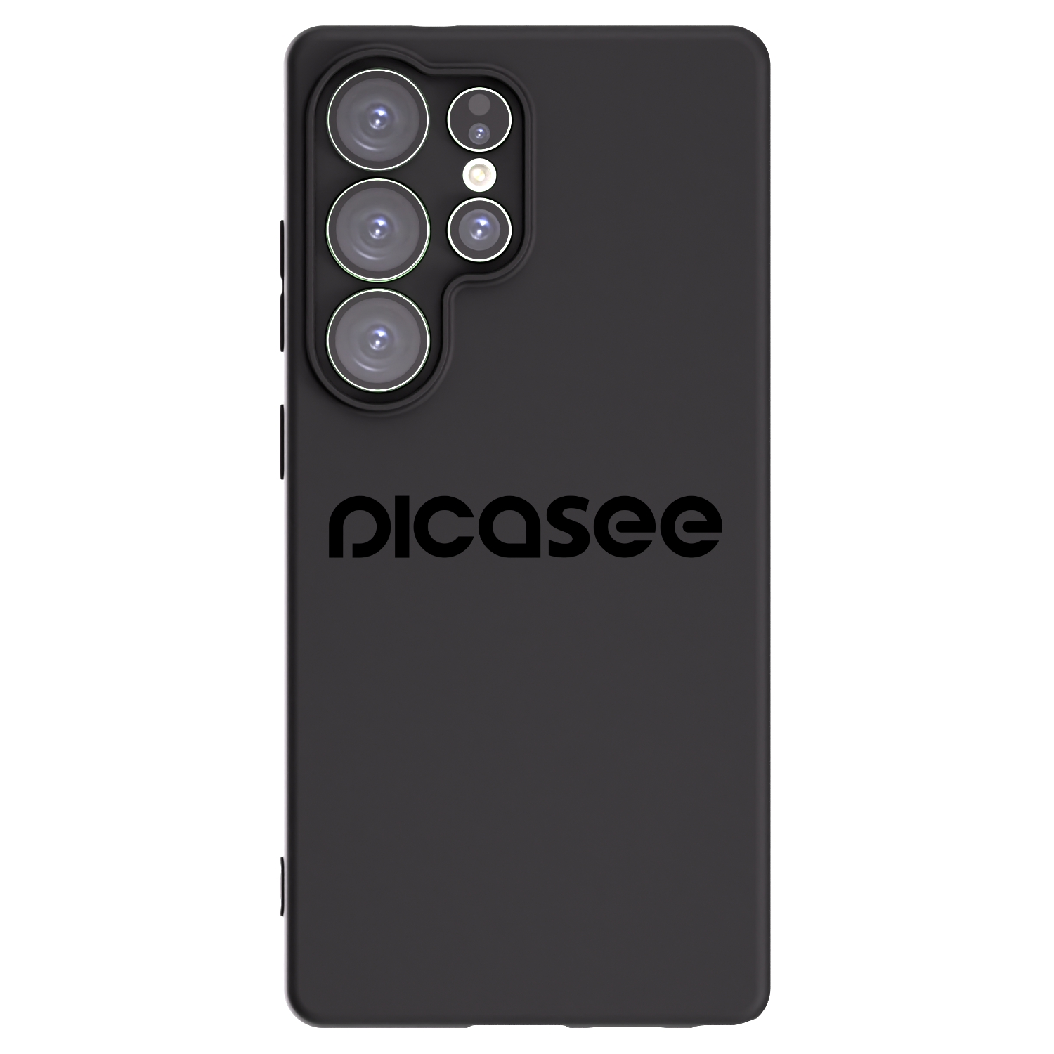 Picasee fekete szilikon tok az alábbi mobiltelefonokra Samsung Galaxy S25 Ultra 5G - Picasee - new logo - black