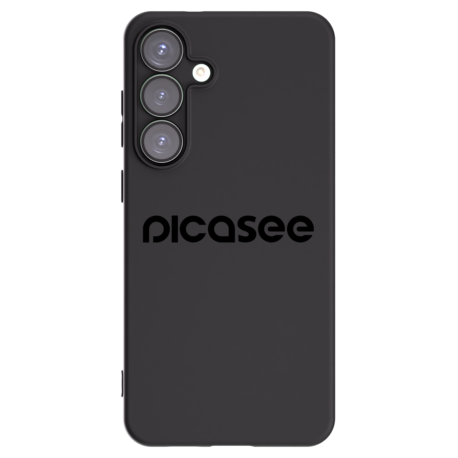 Picasee fekete szilikon tok az alábbi mobiltelefonokra Samsung Galaxy S25+ 5G - Picasee - new logo - black