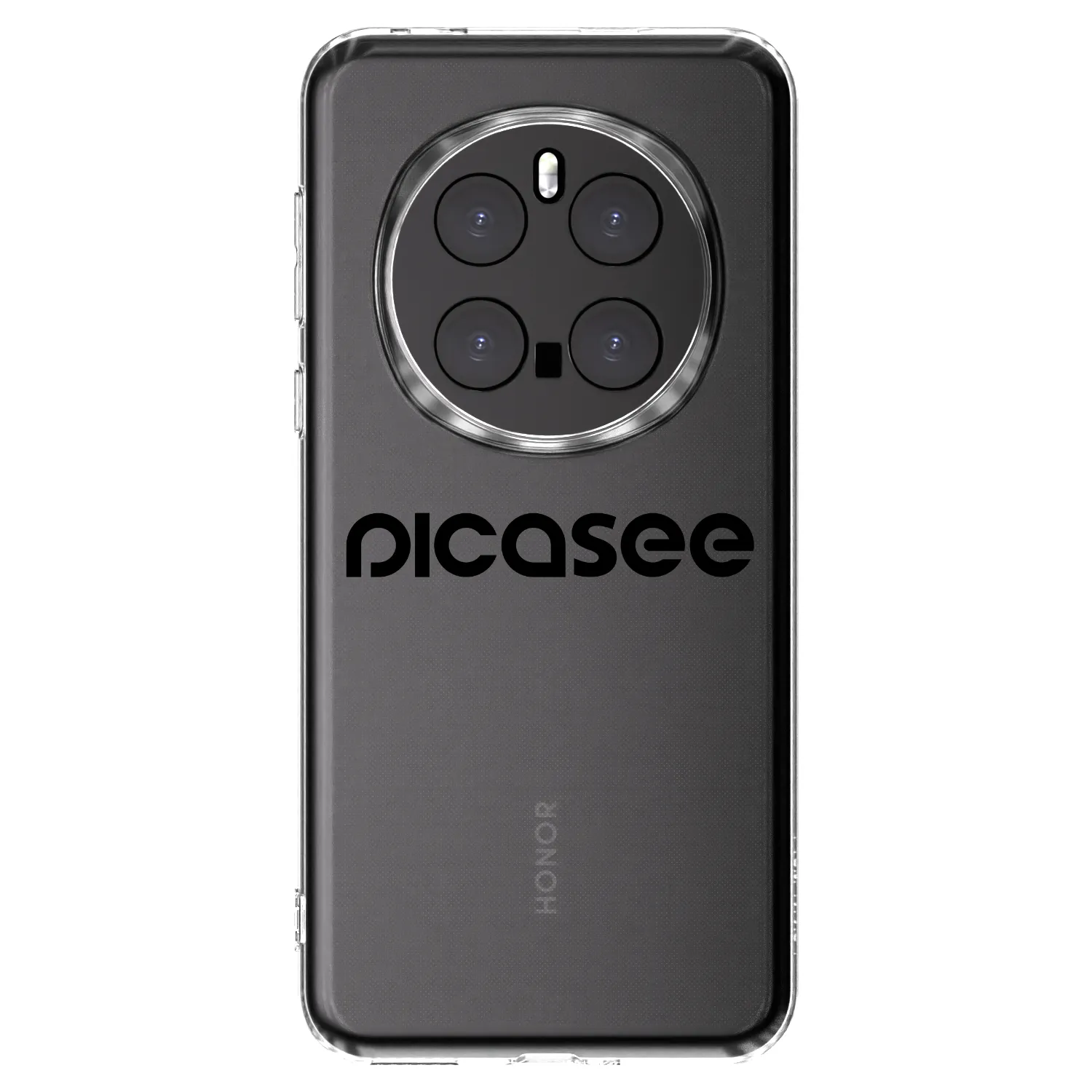 Picasee átlátszó szilikon tok az alábbi mobiltelefonokra Honor Magic7 Pro 5G - Picasee - new logo - black