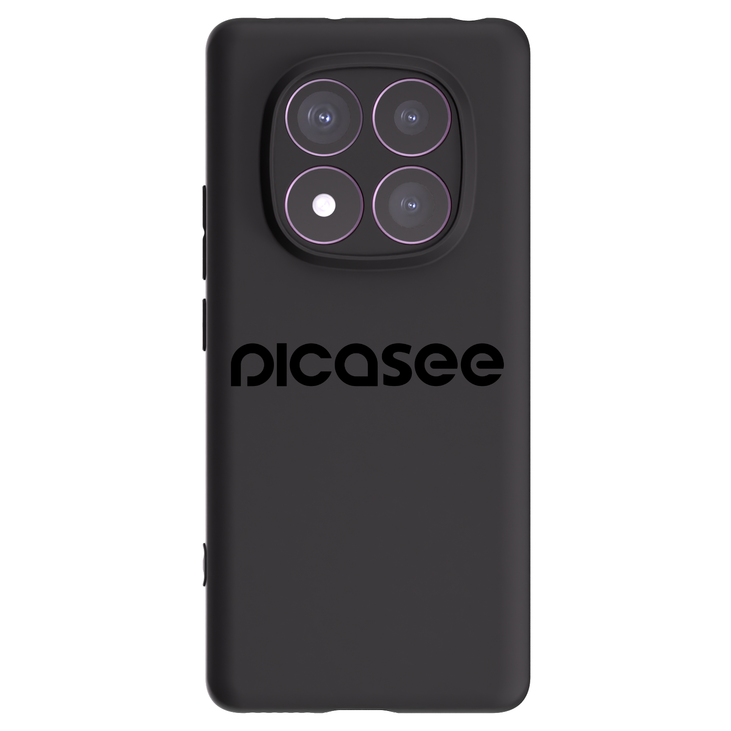 Picasee fekete szilikon tok az alábbi mobiltelefonokra Xiaomi Redmi Note 14 Pro 4G - Picasee - new logo - black