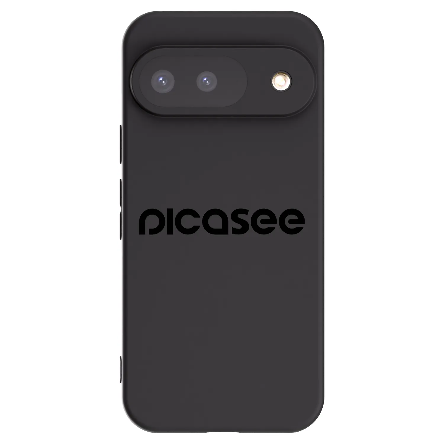 Picasee fekete szilikon tok az alábbi mobiltelefonokra Google Pixel 9 - Picasee - new logo - black