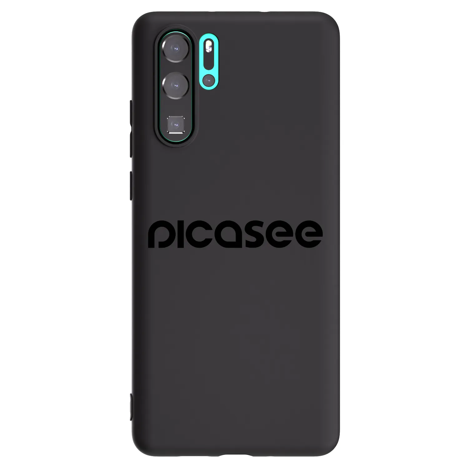 Picasee fekete szilikon tok az alábbi mobiltelefonokra Huawei P30 Pro - Picasee - new logo - black