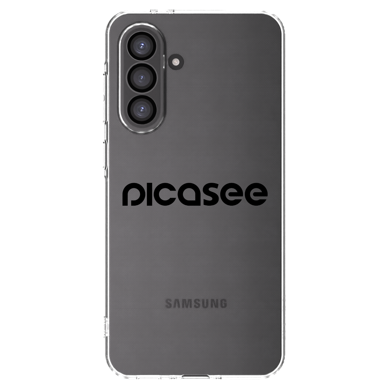 Picasee átlátszó szilikon tok az alábbi mobiltelefonokra Samsung Galaxy A36 5G - Picasee - new logo - black