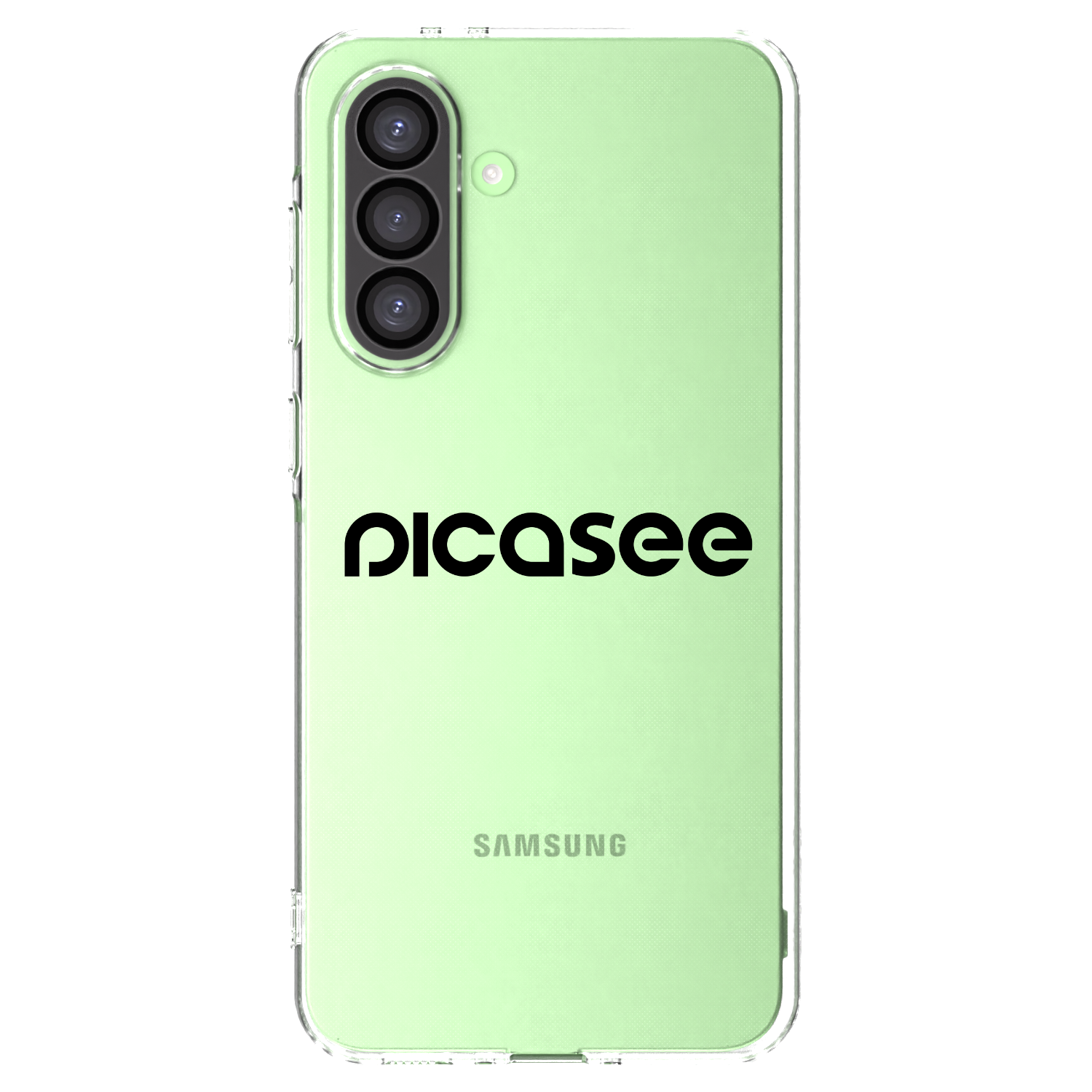 Picasee átlátszó szilikon tok az alábbi mobiltelefonokra Samsung Galaxy A26 5G A266B - Picasee - new logo - black