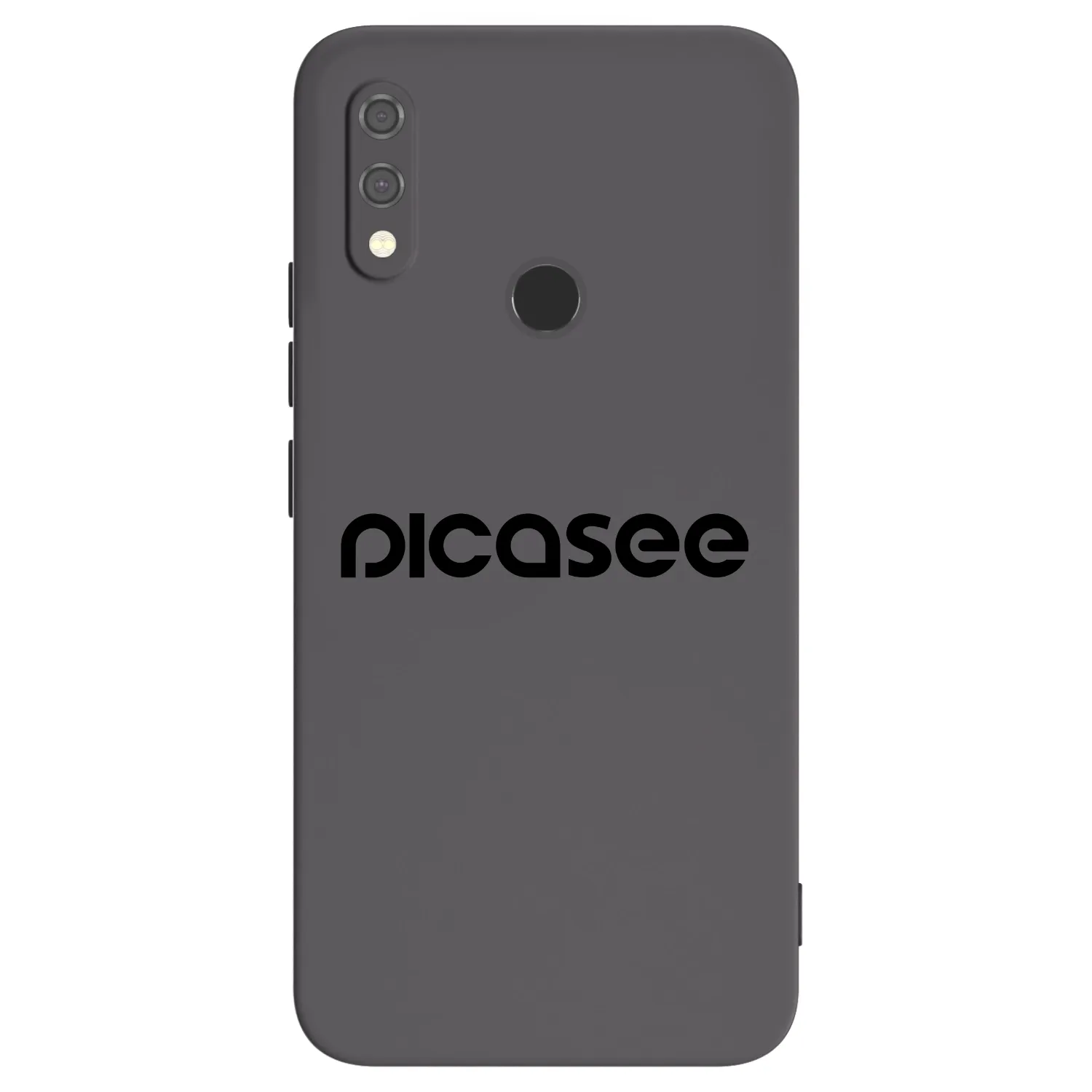 Picasee fekete szilikon tok az alábbi mobiltelefonokra Xiaomi Redmi Note 7 - Picasee - new logo - black
